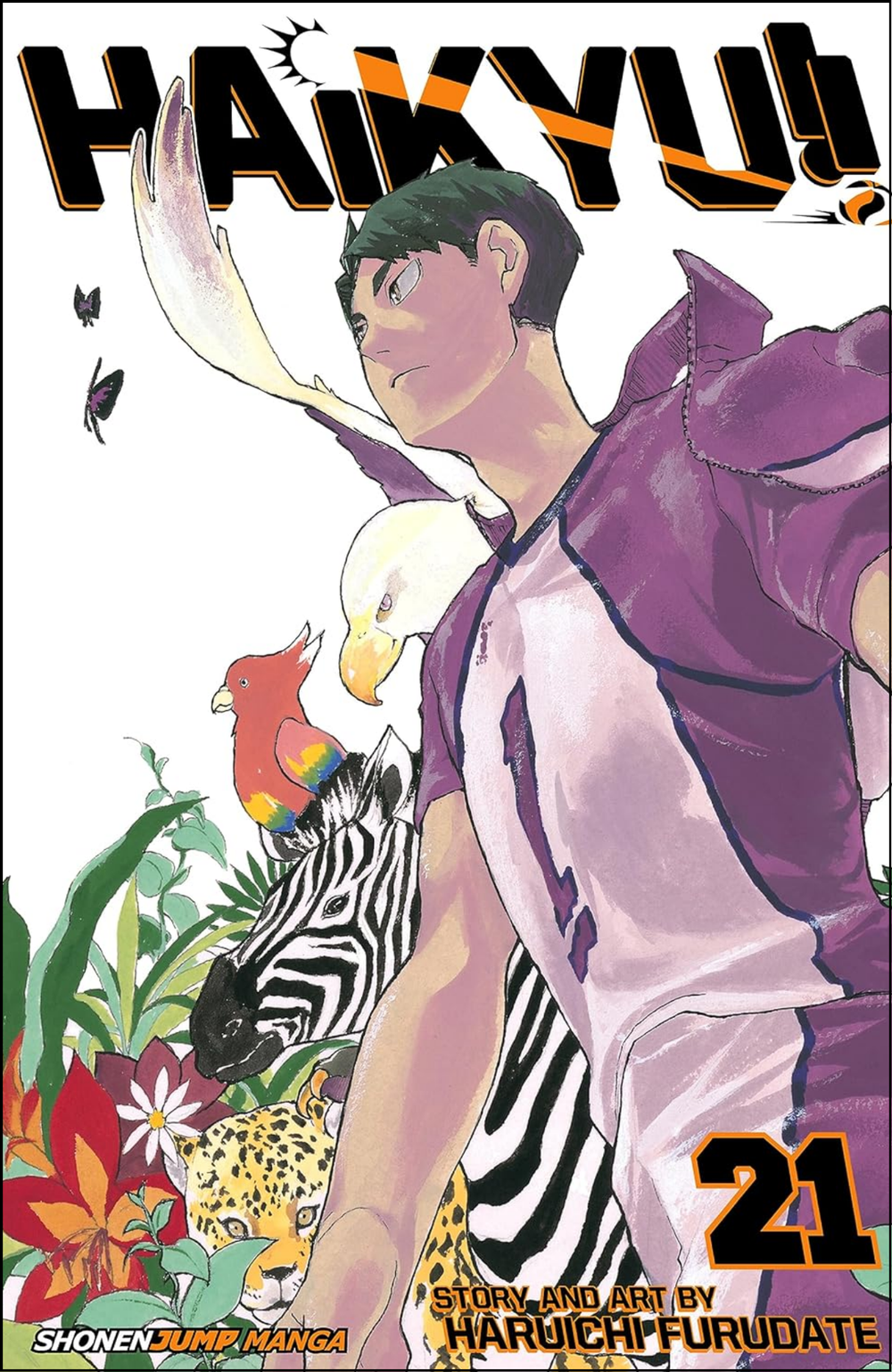 Haikyu!!, Vol. 21 by Haruichi Furudate (Author) | Full Page Print Editon