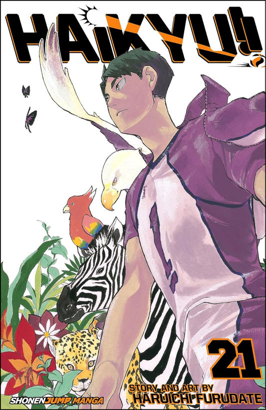 Haikyu!!, Vol. 21 by Haruichi Furudate (Author) | Full Page Print Editon