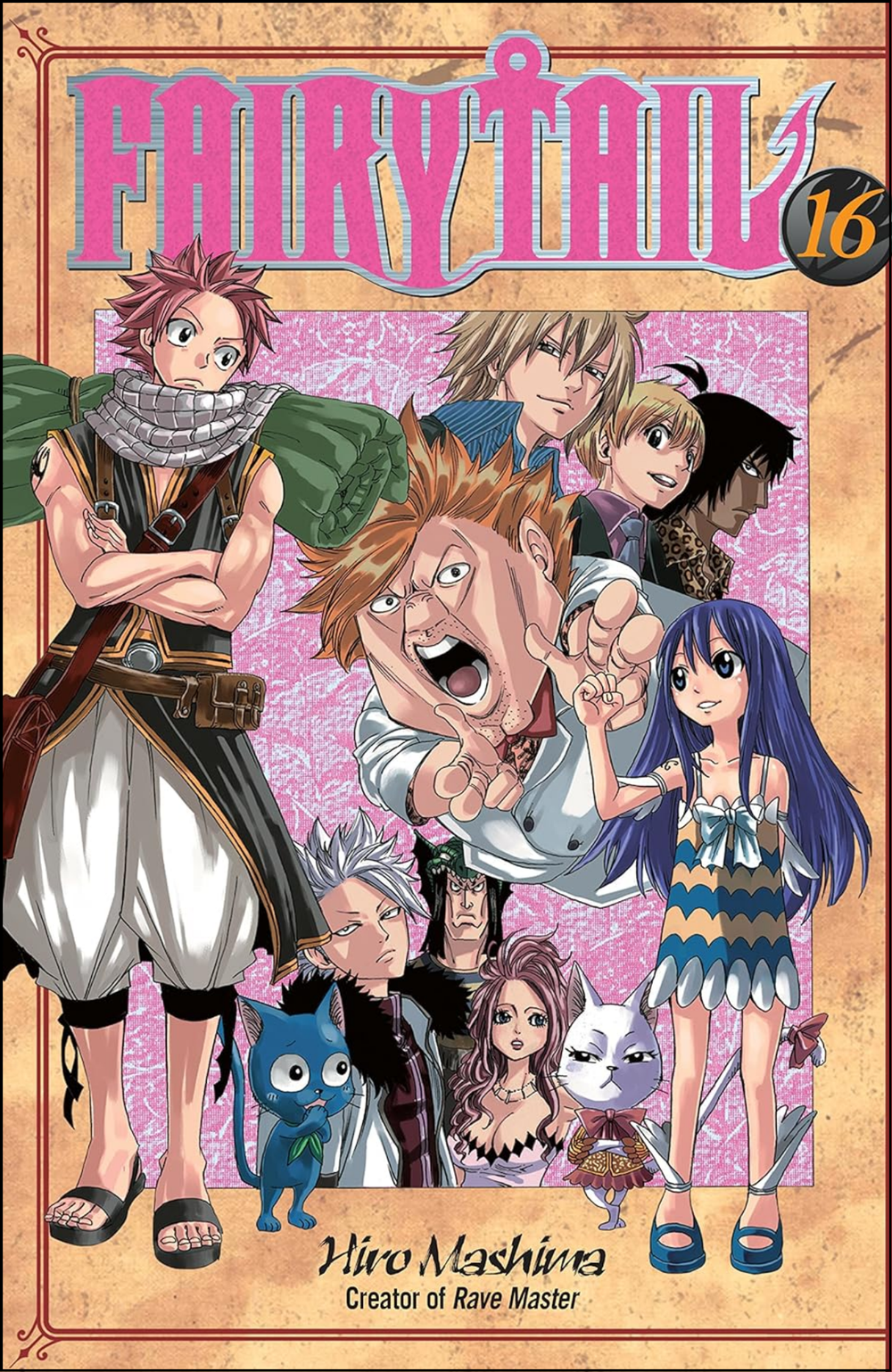 Fairy Tail Vol. 16 by Hiro Mashima (Author, Artist) | Full Page Print Editon