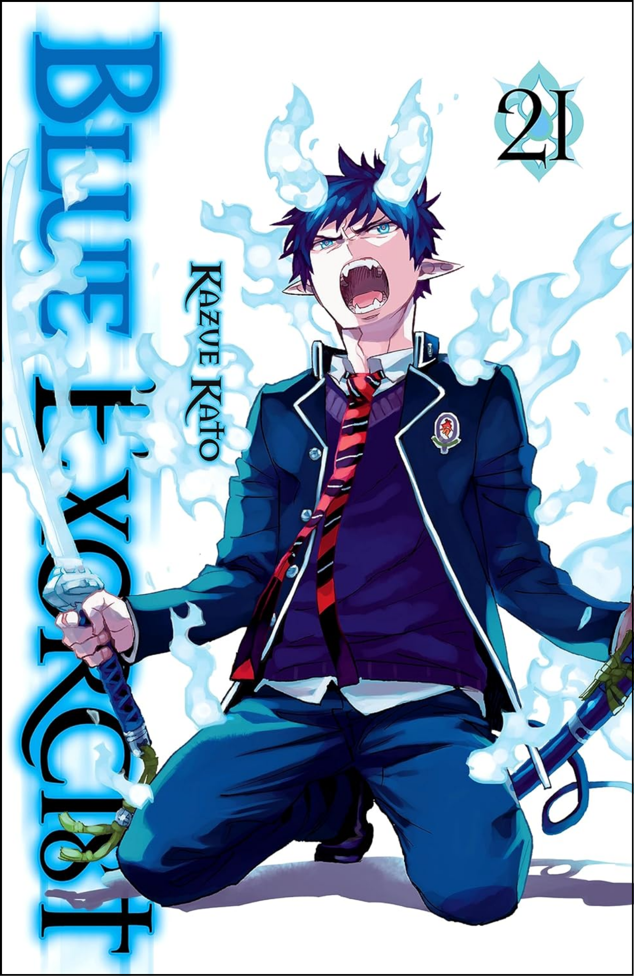 Blue Exorcist, Vol. 21 by Kazue Kato (Author, Illustrator) | Full Page Print Editon