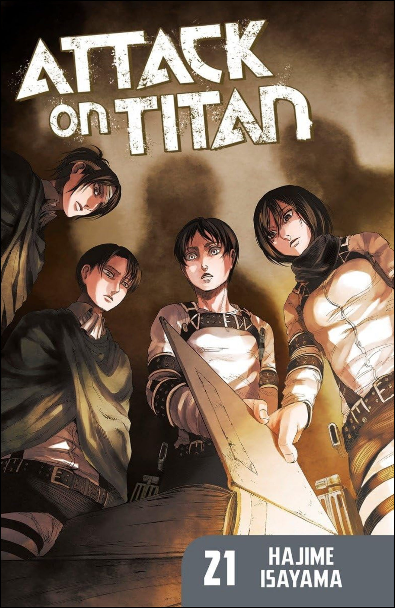Attack on Titan Vol. 21 by Hajime Isayama (Author, Artist)| Full Page Print Editon