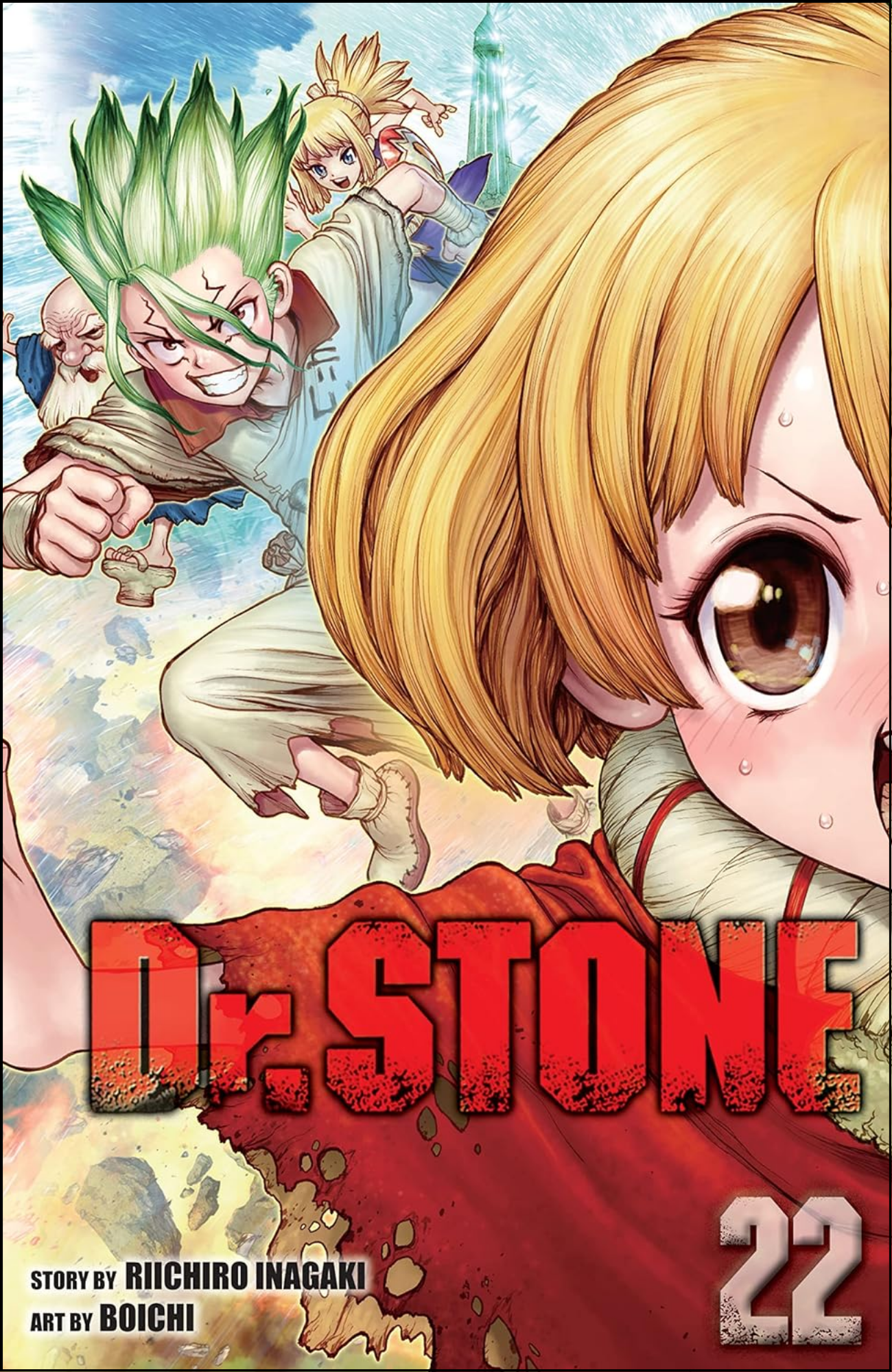 Dr. STONE, Vol. 22 by Riichiro Inagaki (Author) | Full Page Print Editon
