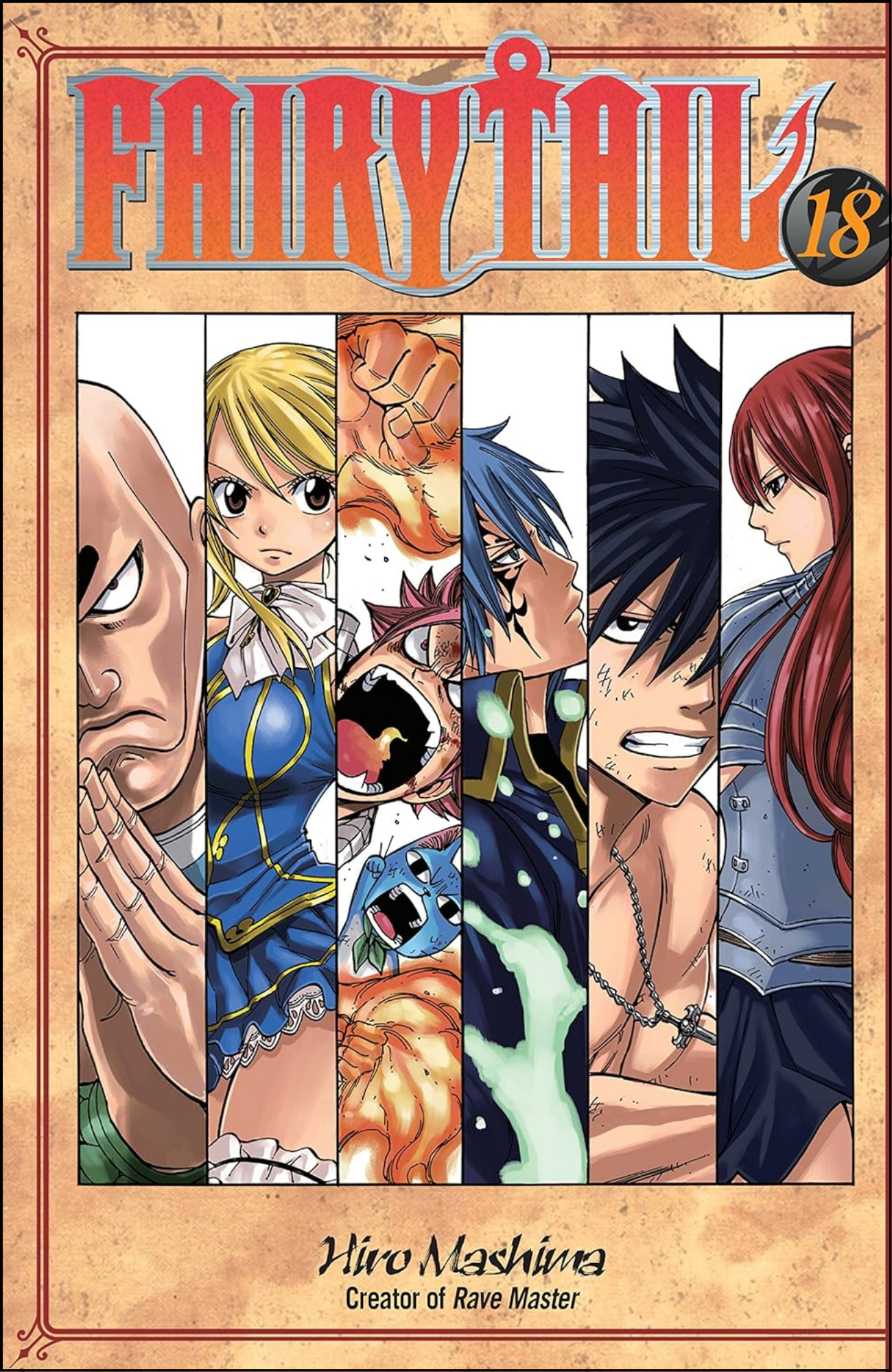 Fairy Tail Vol. 18 by Hiro Mashima (Author, Artist) | Full Page Print Editon