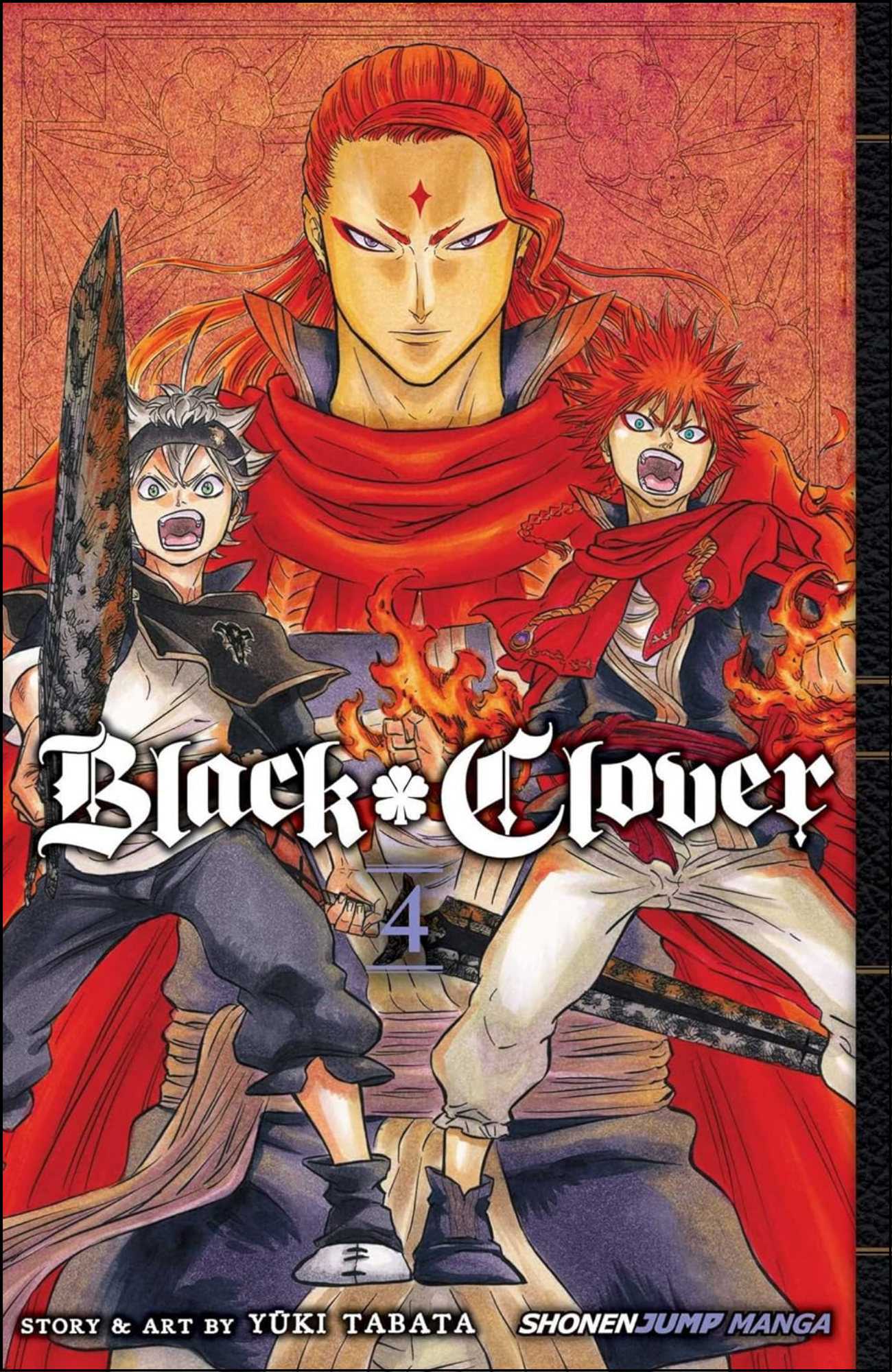 Black Clover, Vol. 4 by Yūki Tabata (Author) | Full Page Print Editon