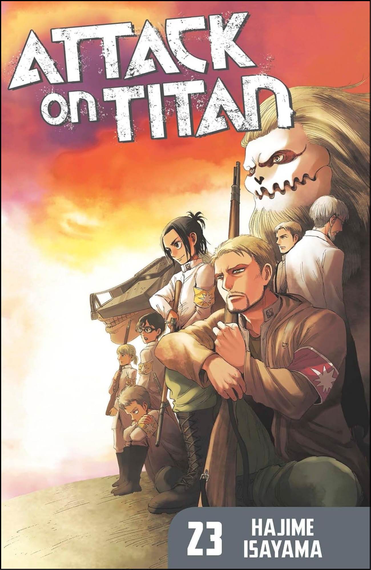Attack on Titan Vol. 23 by Hajime Isayama (Author, Artist)| Full Page Print Editon