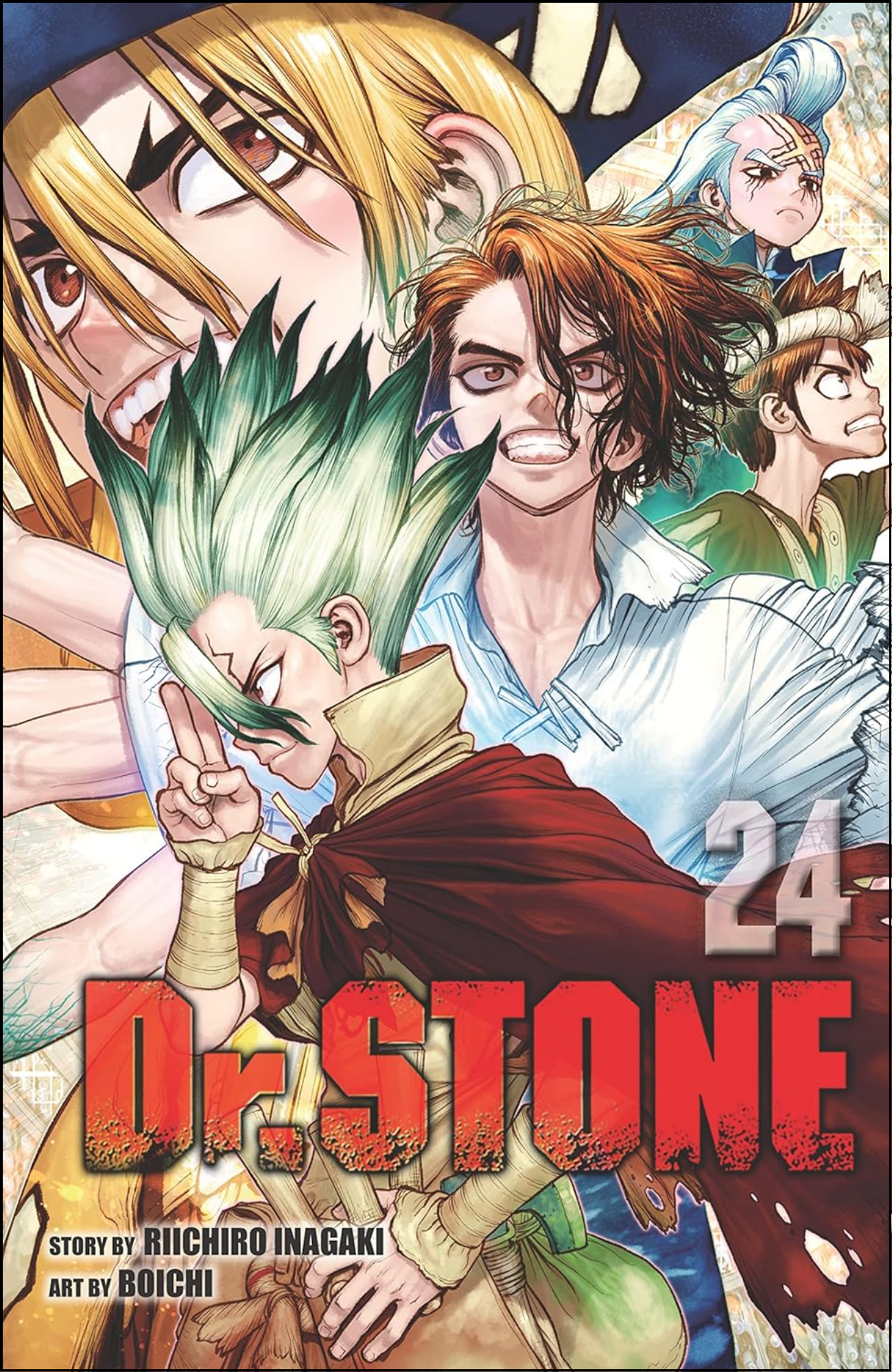 Dr. STONE, Vol. 24 by Riichiro Inagaki (Author) | Full Page Print Editon