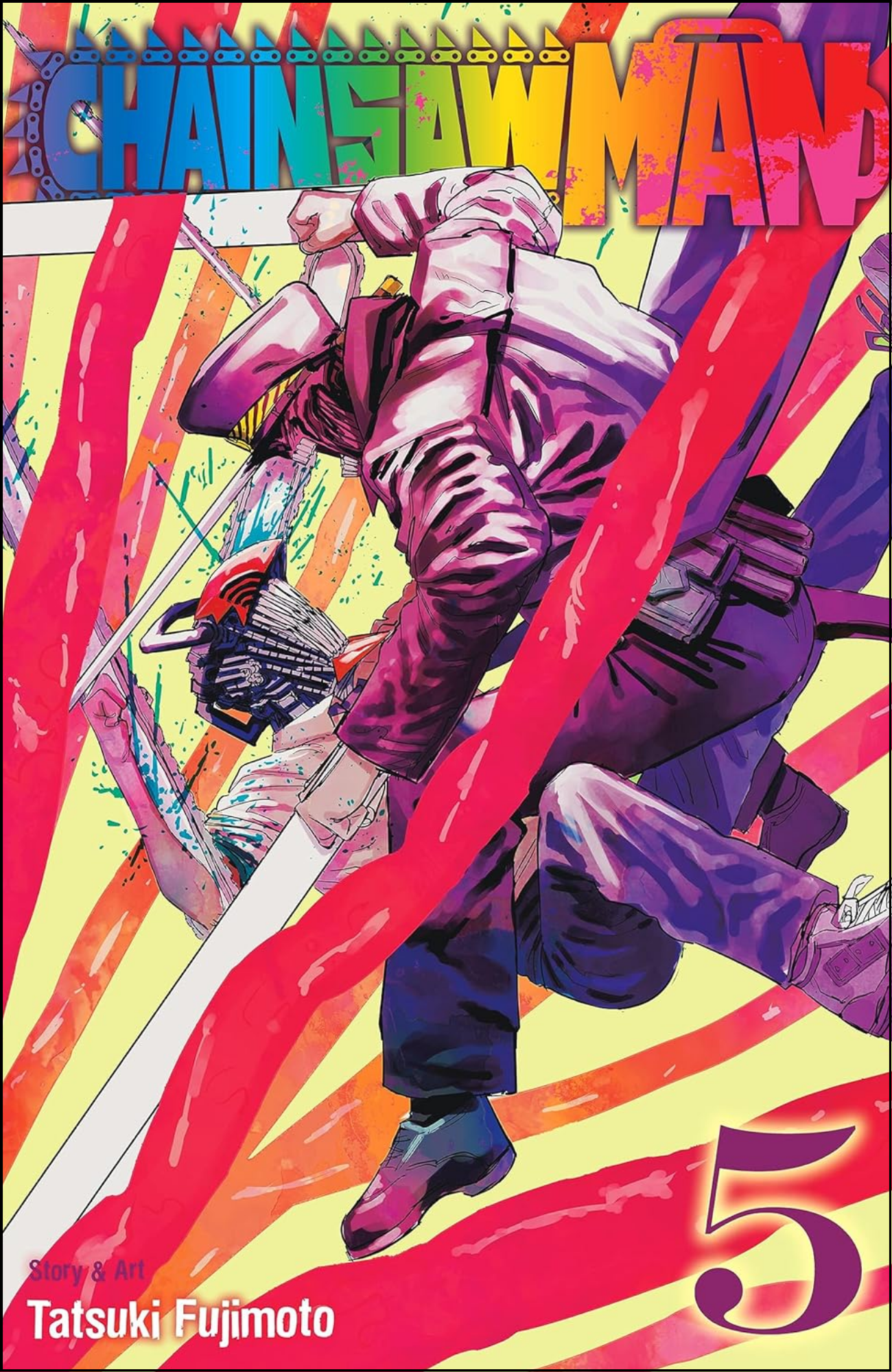 Chainsaw Man Vol. 5 by Tatsuki Fujimoto (Author) | Full Page Print Editon