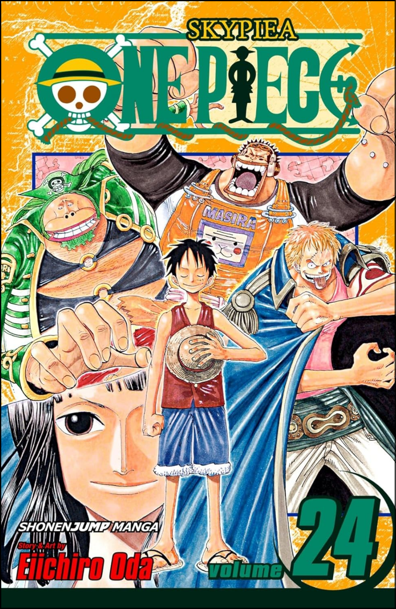 One Piece, Vol. 24 by Eiichiro Oda (Author, Illustrator) | Full Page Print Editon