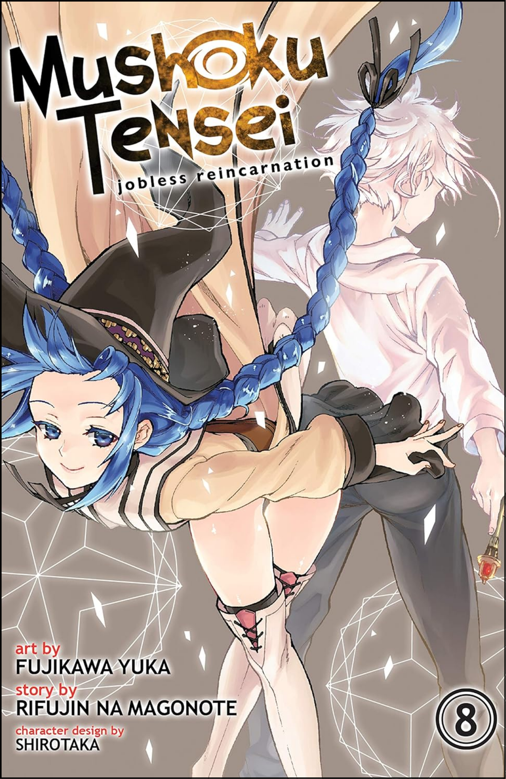 Mushoku Tensei Vol. 8 by Rifujin na Magonote (Author) | Full Page Print Editon