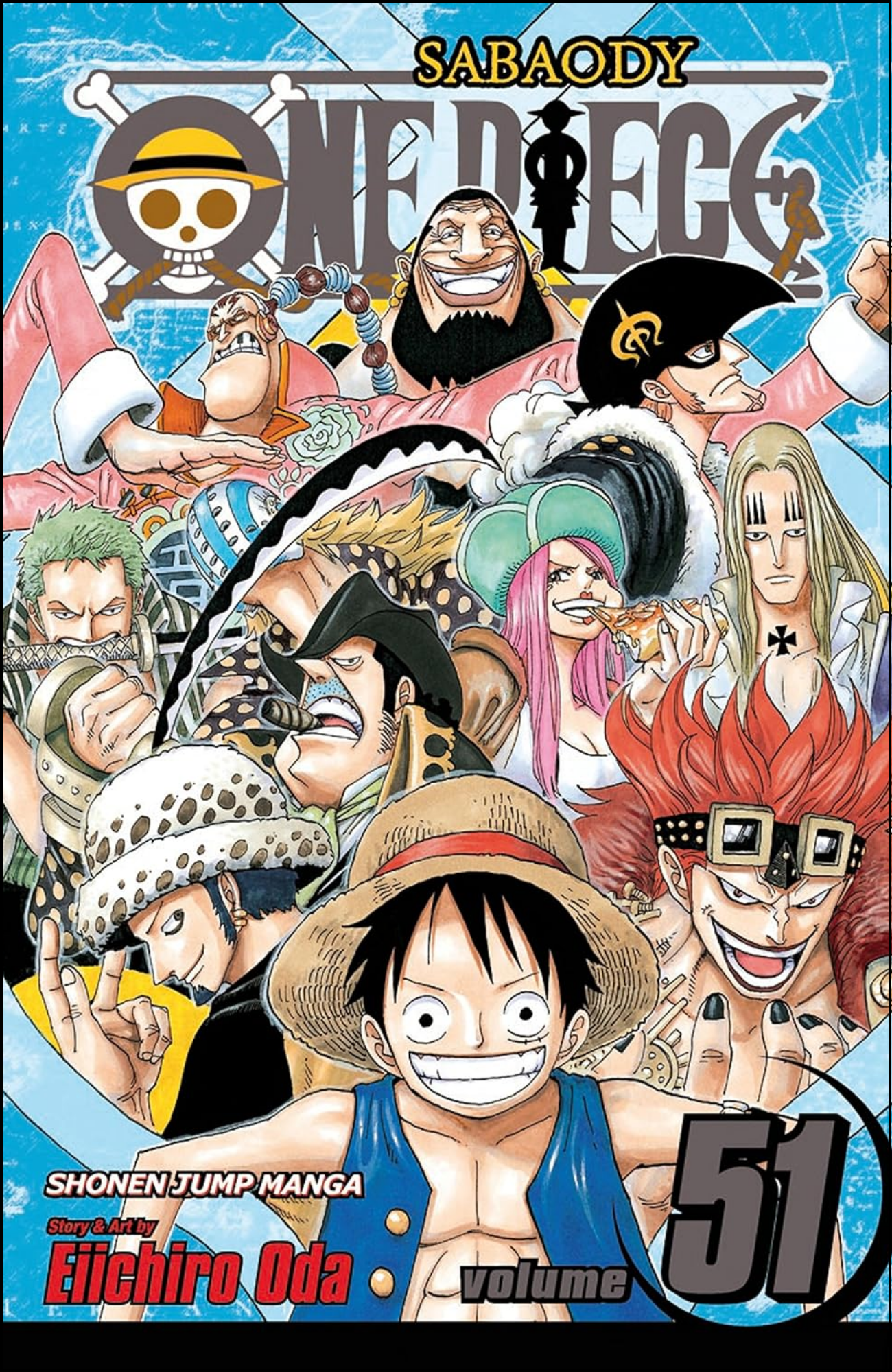 One Piece, Vol. 51 by Eiichiro Oda (Author, Illustrator) | Full Page Print Editon