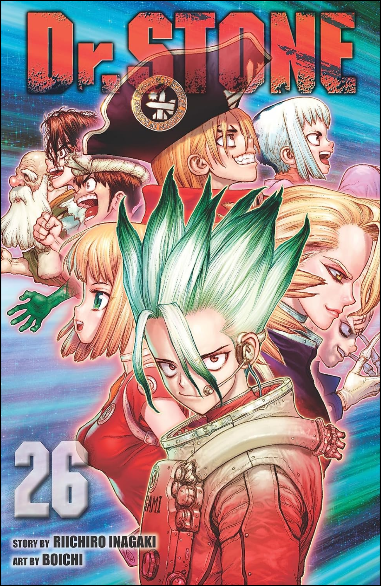 Dr. STONE, Vol. 26 by Riichiro Inagaki (Author) | Full Page Print Editon