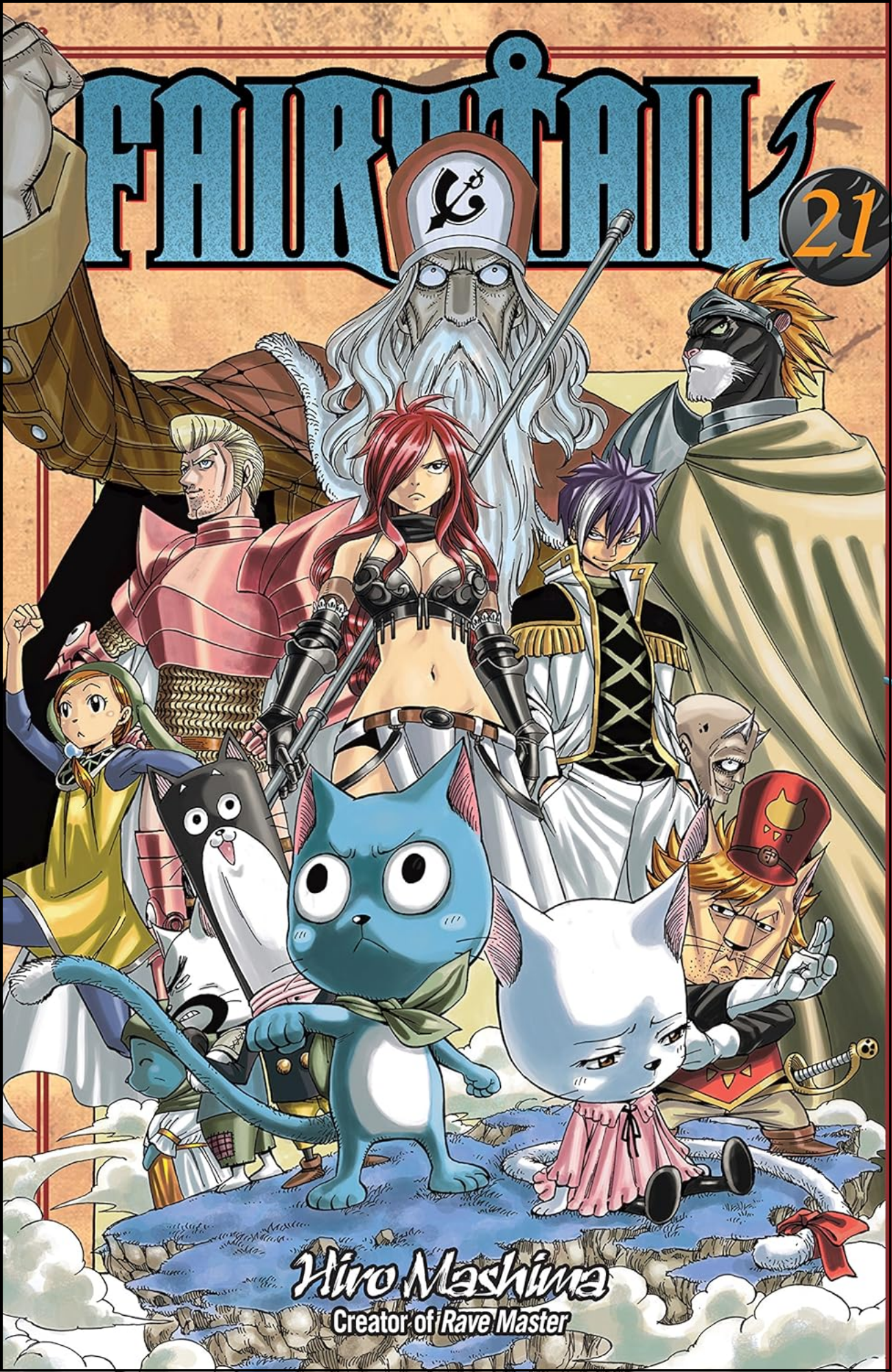 Fairy Tail Vol. 21 by Hiro Mashima (Author, Artist) | Full Page Print Editon