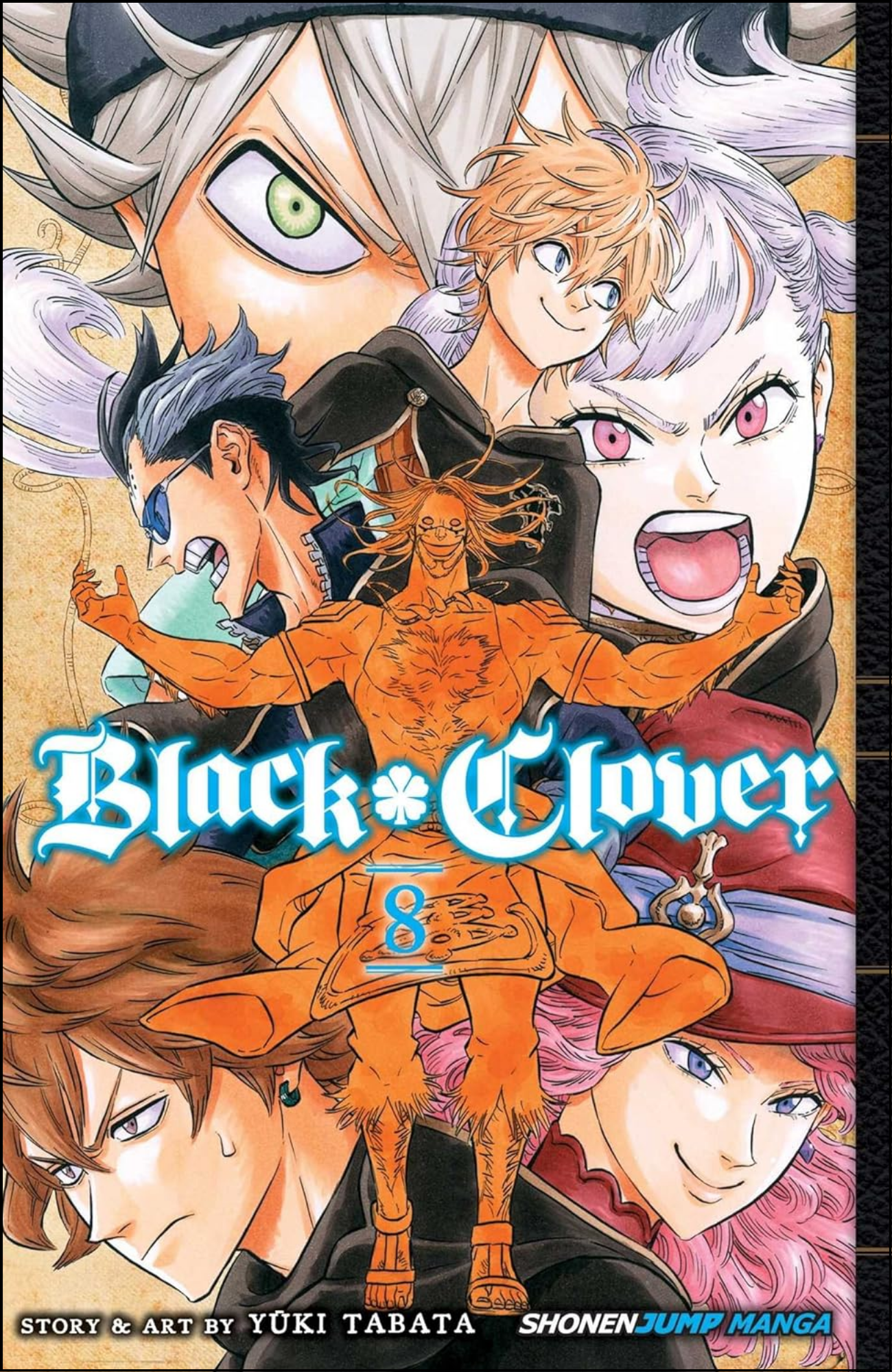 Black Clover, Vol. 8 by Yūki Tabata (Author) | Full Page Print Editon