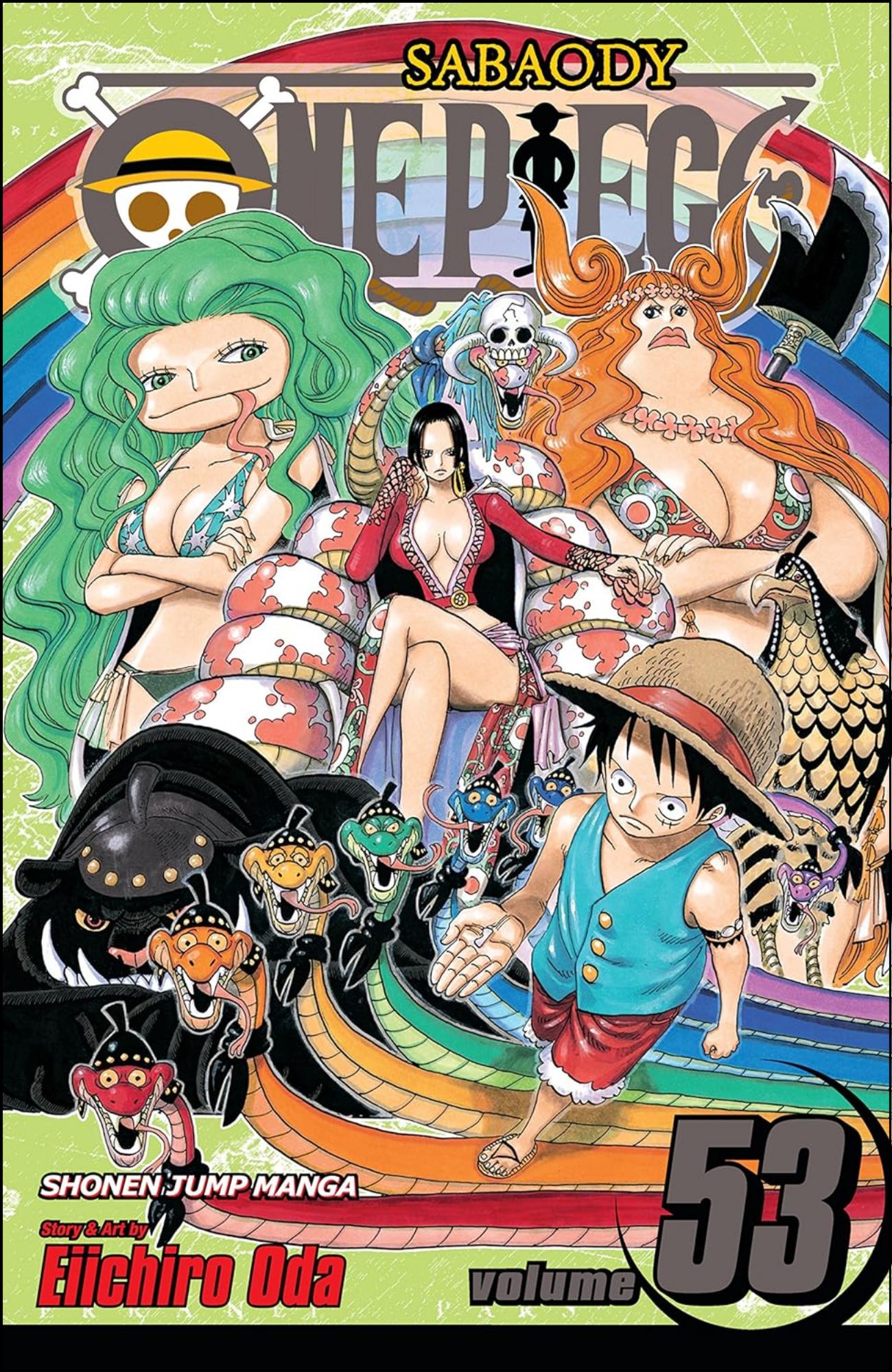 One Piece, Vol. 53 by Eiichiro Oda (Author, Illustrator) | Full Page Print Editon