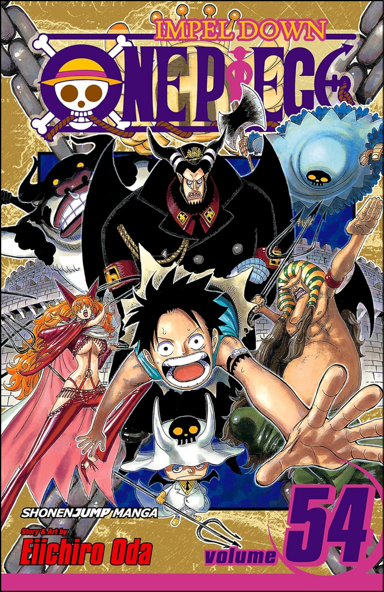One Piece, Vol. 54 by Eiichiro Oda (Author, Illustrator) | Full Page Print Editon