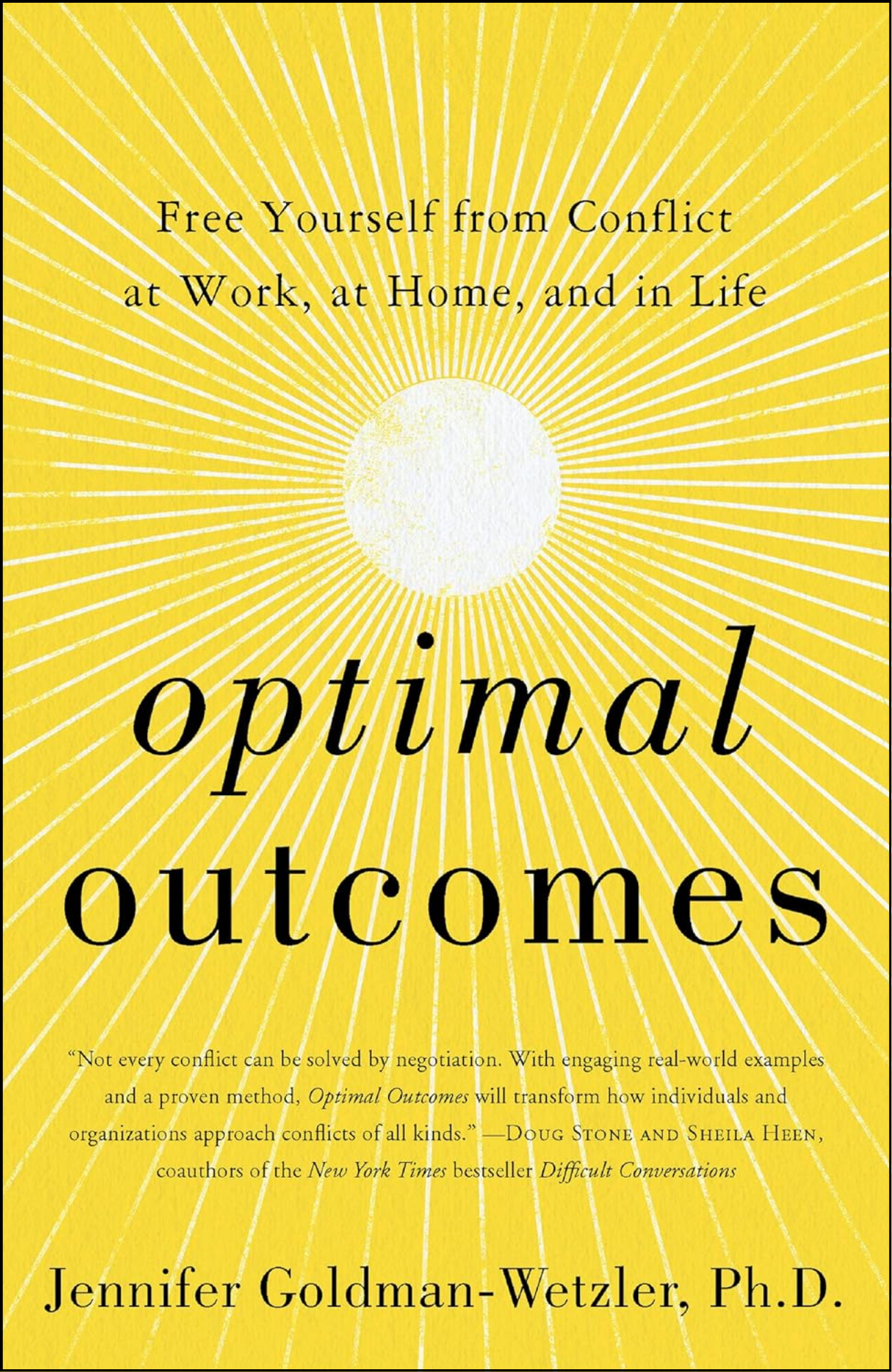 Optimal Outcomes by Jennifer Goldman-Wetzler PhD (Author)