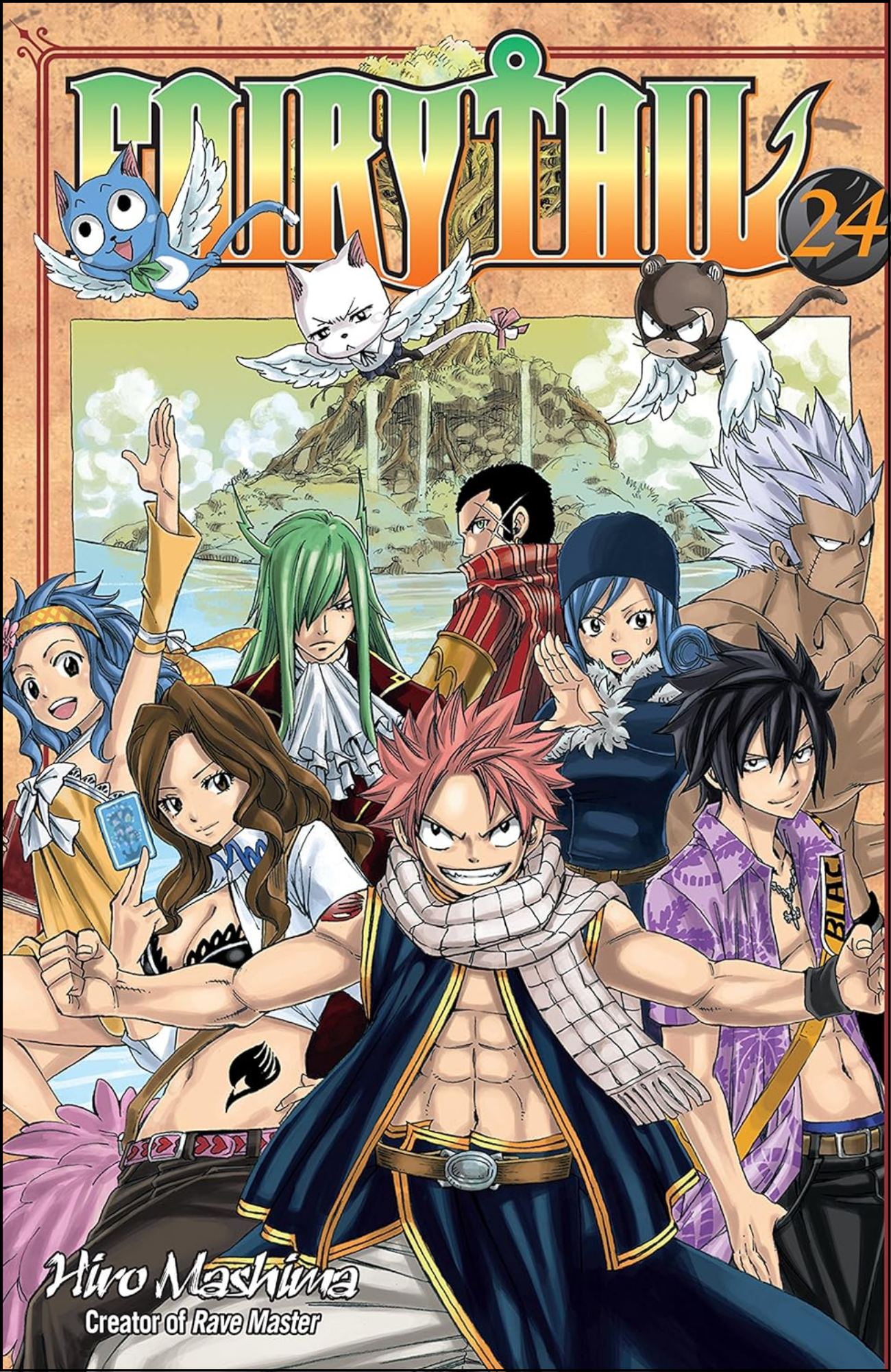 Fairy Tail Vol. 24 by Hiro Mashima (Author, Artist) | Full Page Print Editon