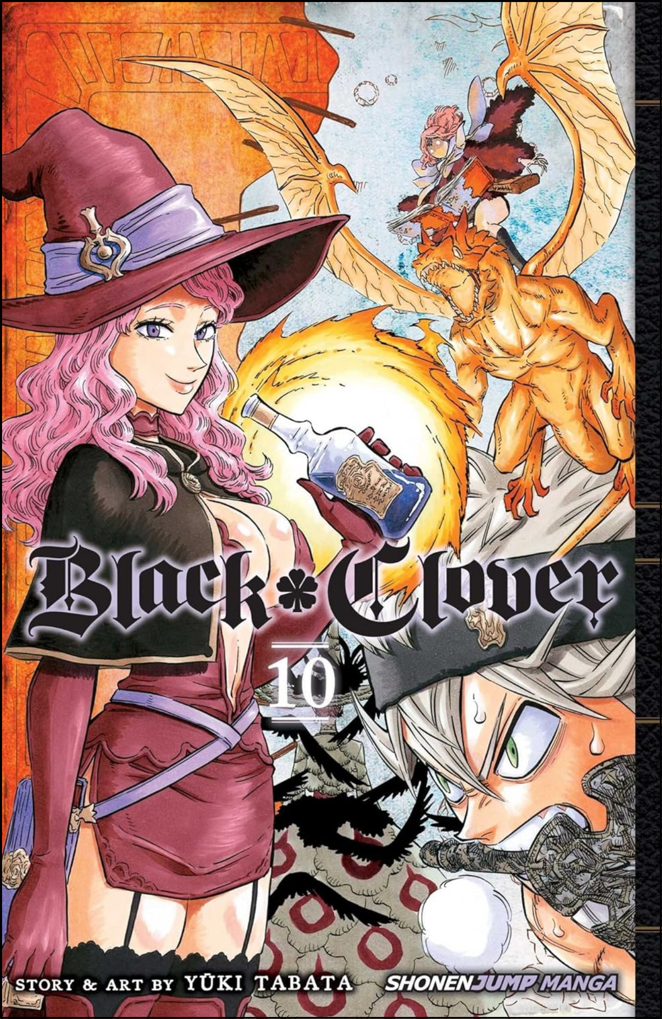 Black Clover, Vol. 10 by Yūki Tabata (Author) | Full Page Print Editon