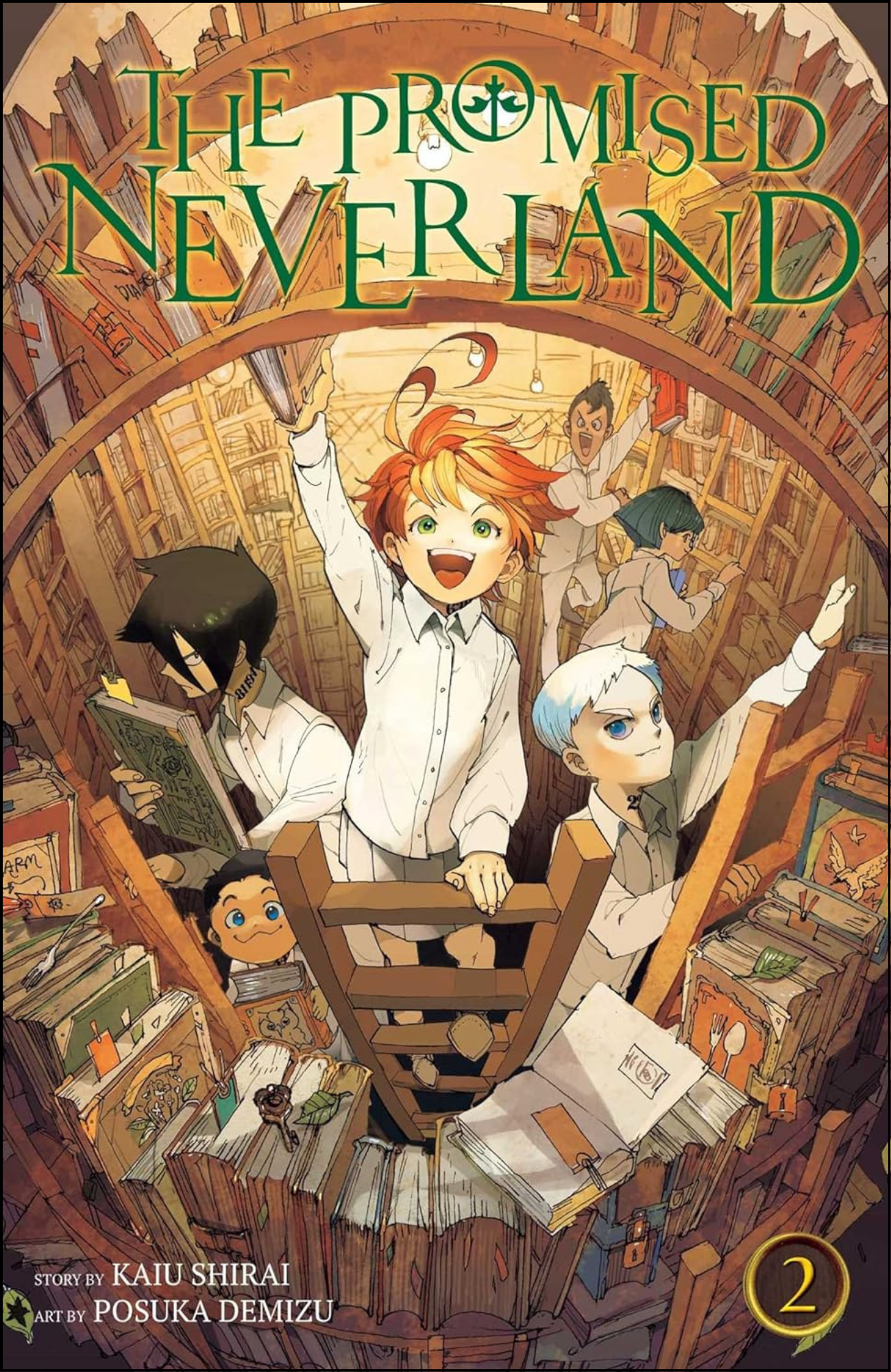 The Promised Neverland, Vol. 2 by Kaiu Shirai (Author)  | Full Page Print Editon