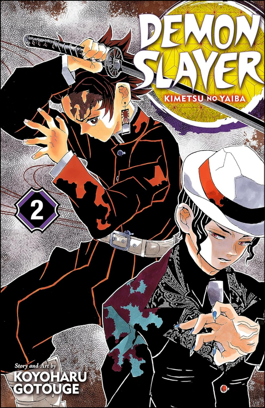 Demon Slayer Vol. 2 by Koyoharu Gotouge (Author) | Full Page Print Editon
