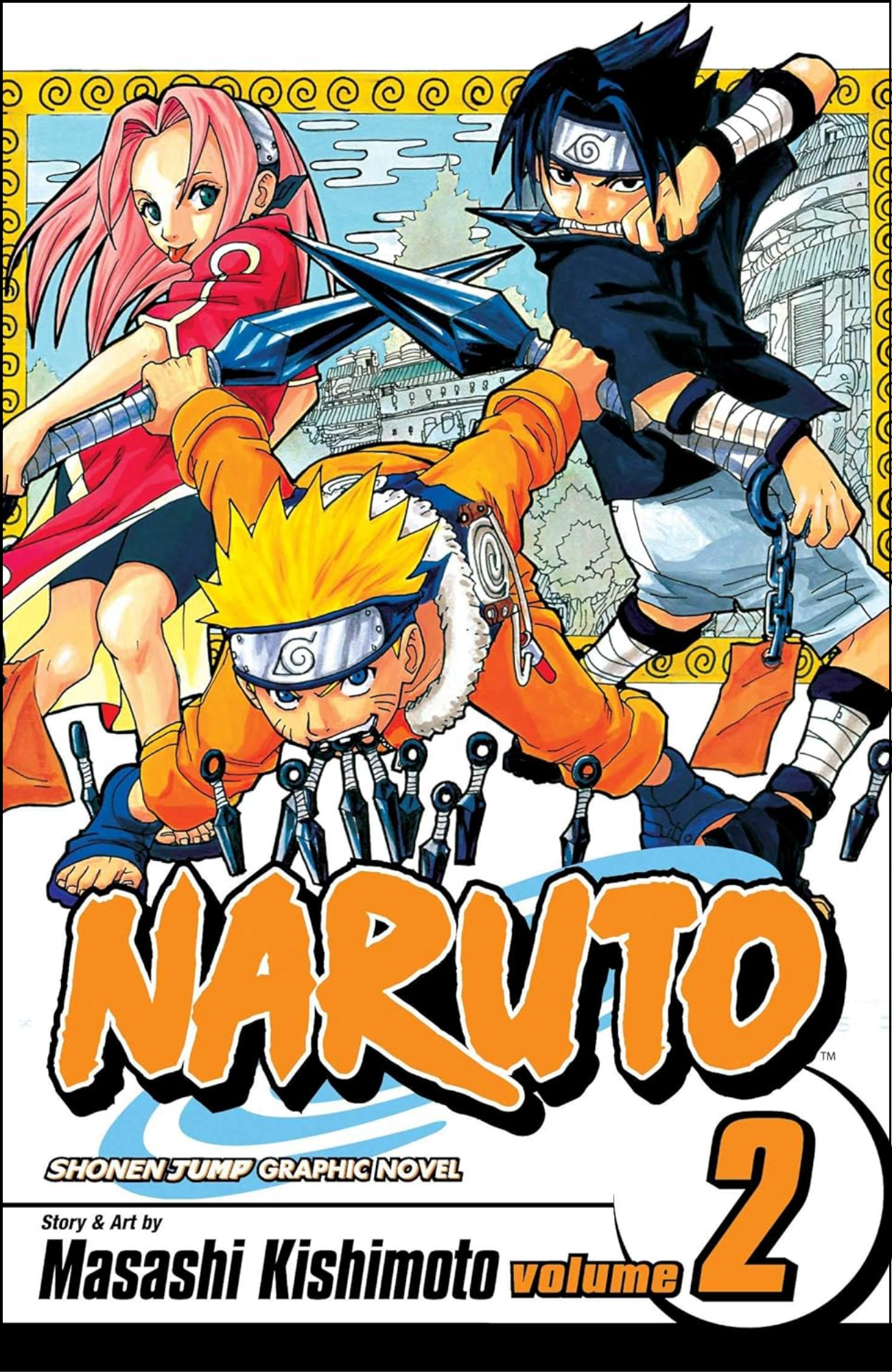 Naruto, Vol. 2 by Masashi Kishimoto (Author, Illustrator) | Full Page Print Editon