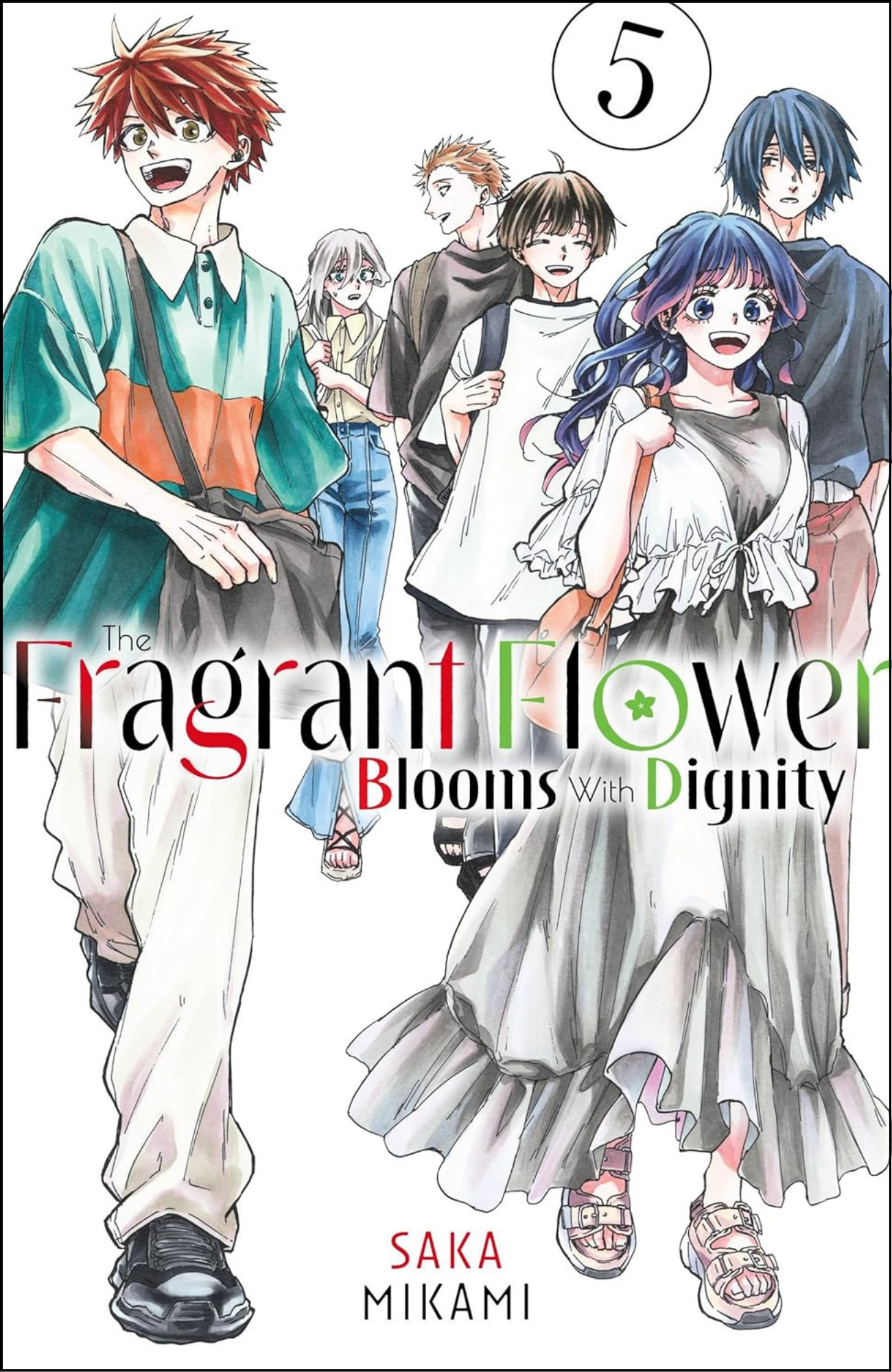 The Fragrant Flower Blooms With Dignityo Vol 5 by Saka Mikami (Author)  | Full Page Print Editon