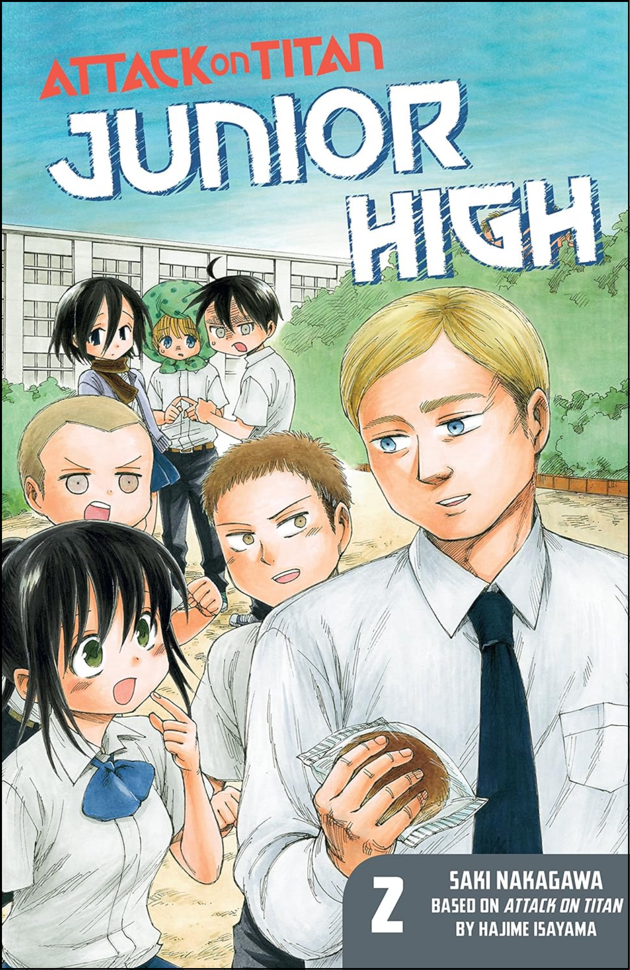 Attack on Titan  Junior High Vol. 2 by Hajime Isayama (Author) | Full Page Print Editon