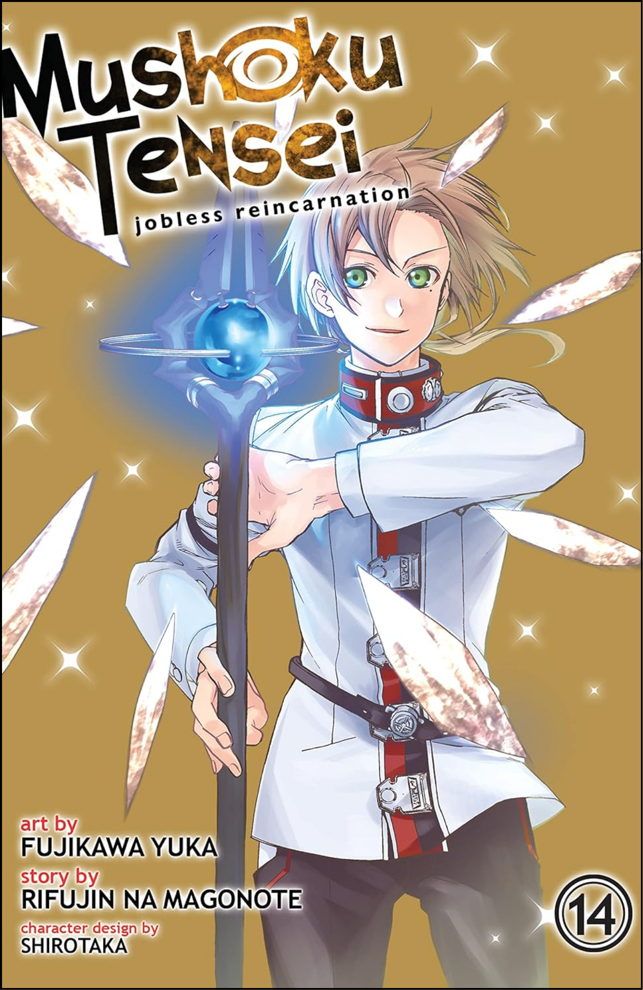 Mushoku Tensei Vol. 14 by Rifujin na Magonote (Author) | Full Page Print Editon