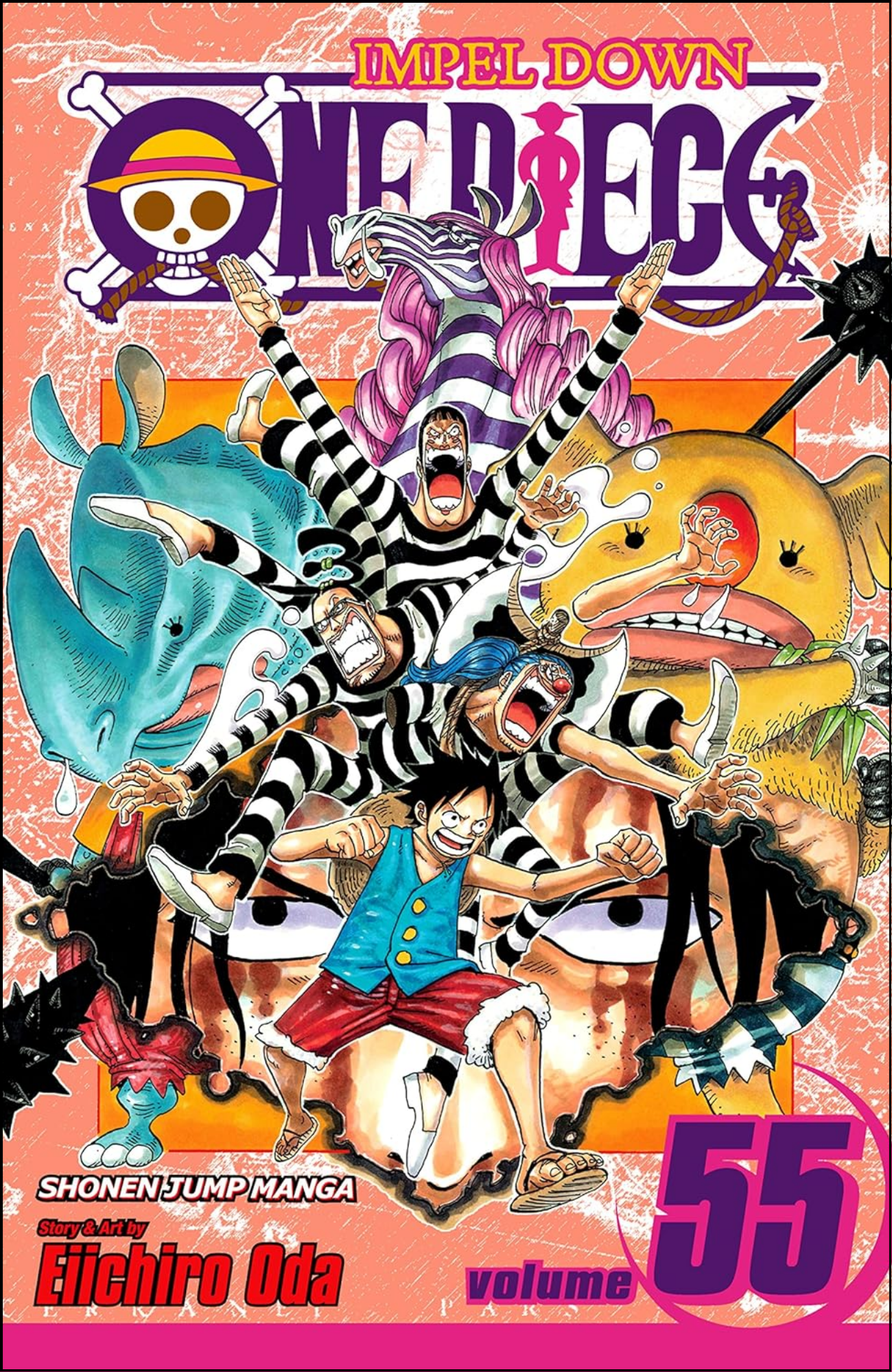 One Piece, Vol. 55 by Eiichiro Oda (Author, Illustrator) | Full Page Print Editon