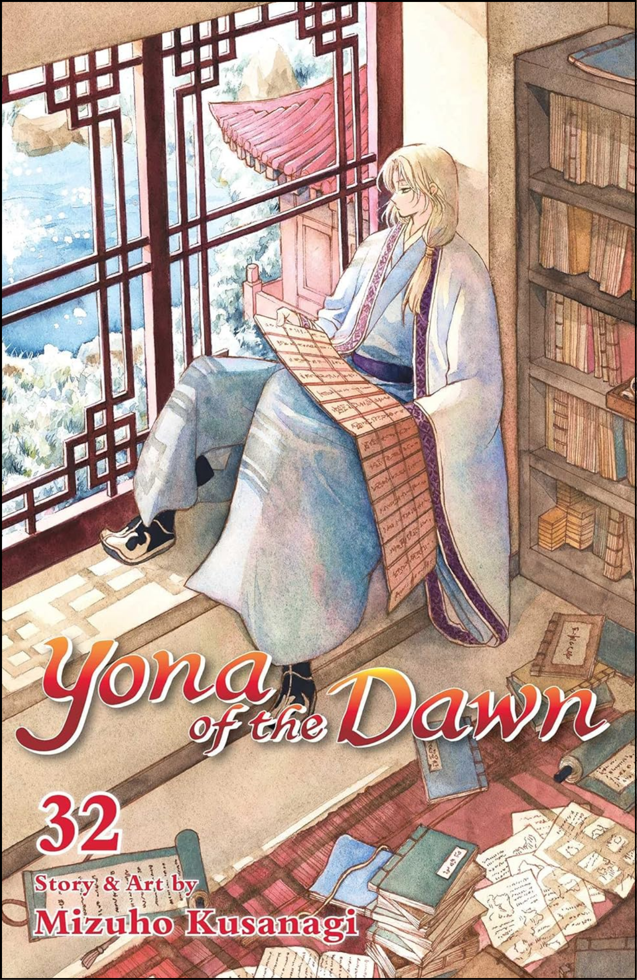 Yona of the Dawn, Vol. 32 by Mizuho Kusanagi (Author) | Full Page Print Editon