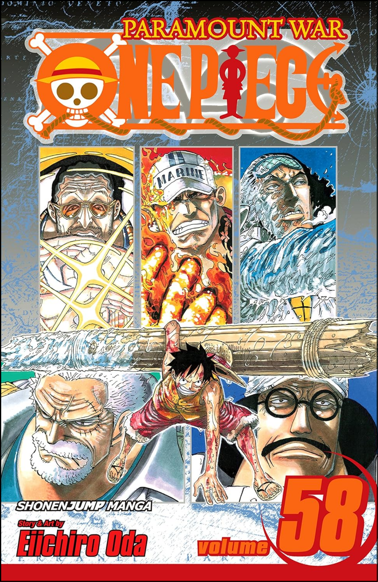 One Piece, Vol. 58 by Eiichiro Oda (Author, Illustrator) | Full Page Print Editon