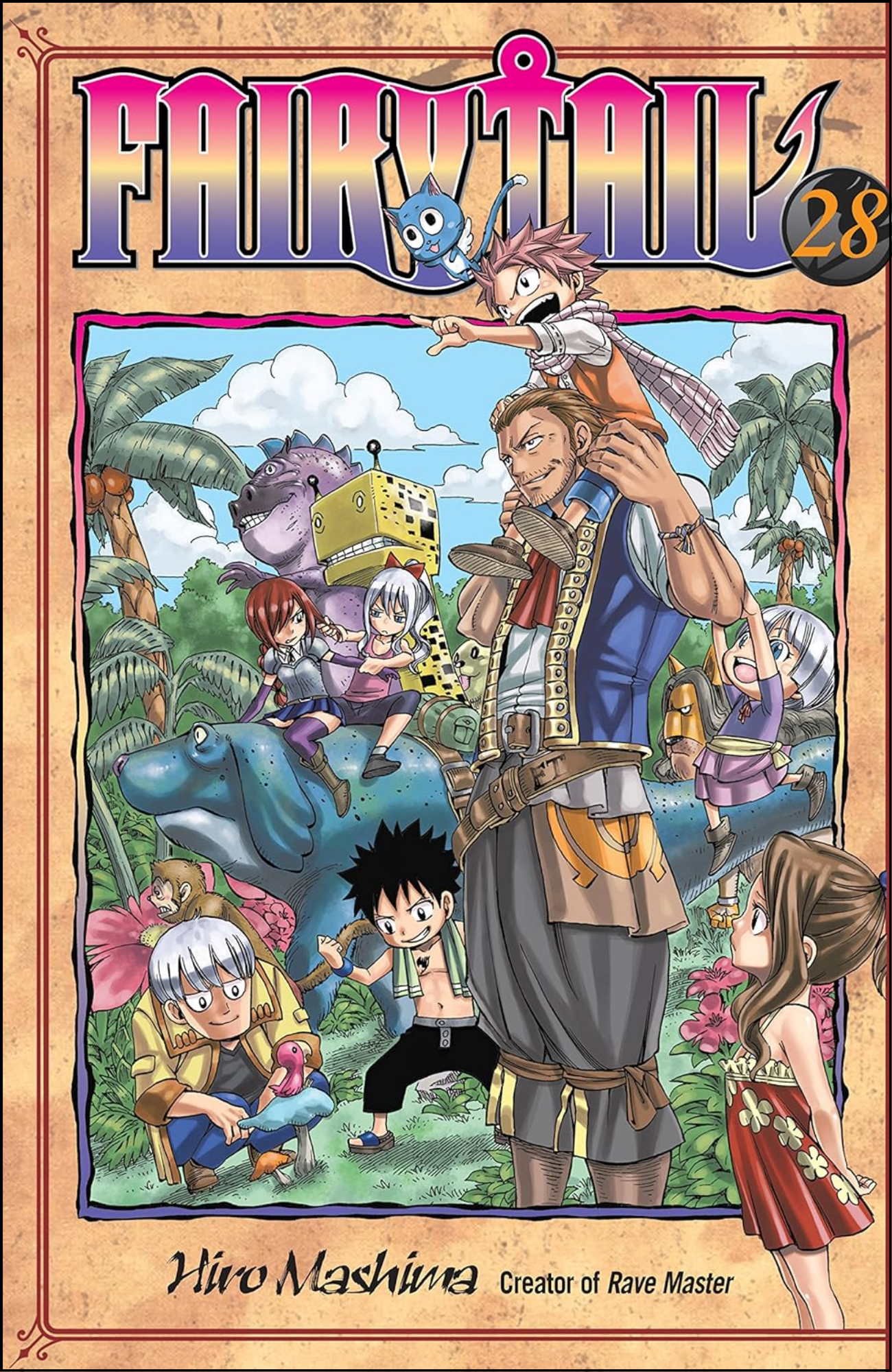 Fairy Tail Vol. 28 by Hiro Mashima (Author, Artist) | Full Page Print Editon