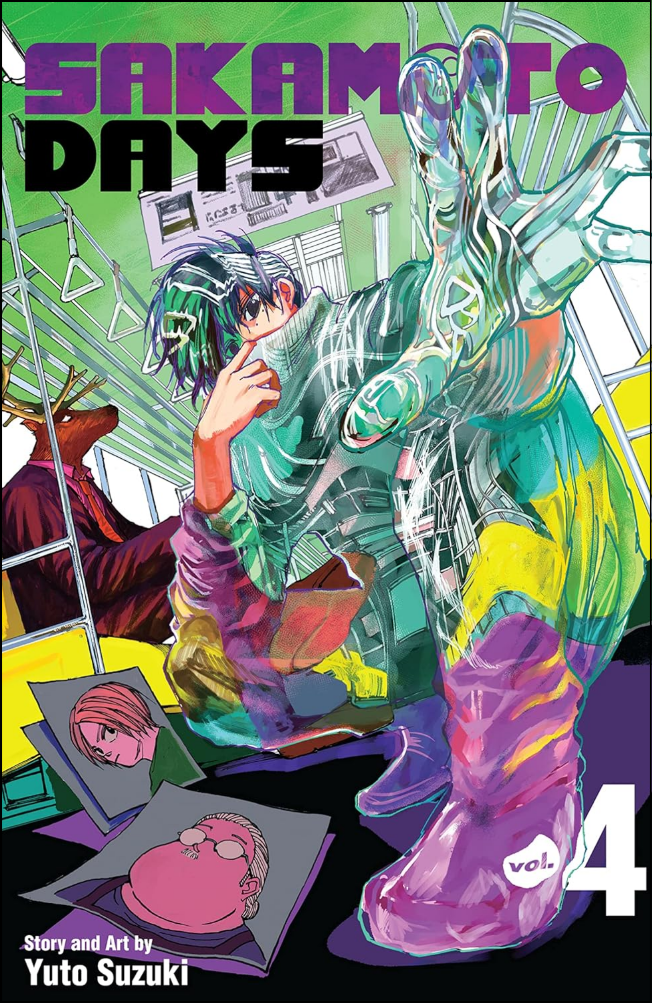 Sakamoto Days, Vol. 4 by Yuto Suzuki (Author) | Full Page Print Editon