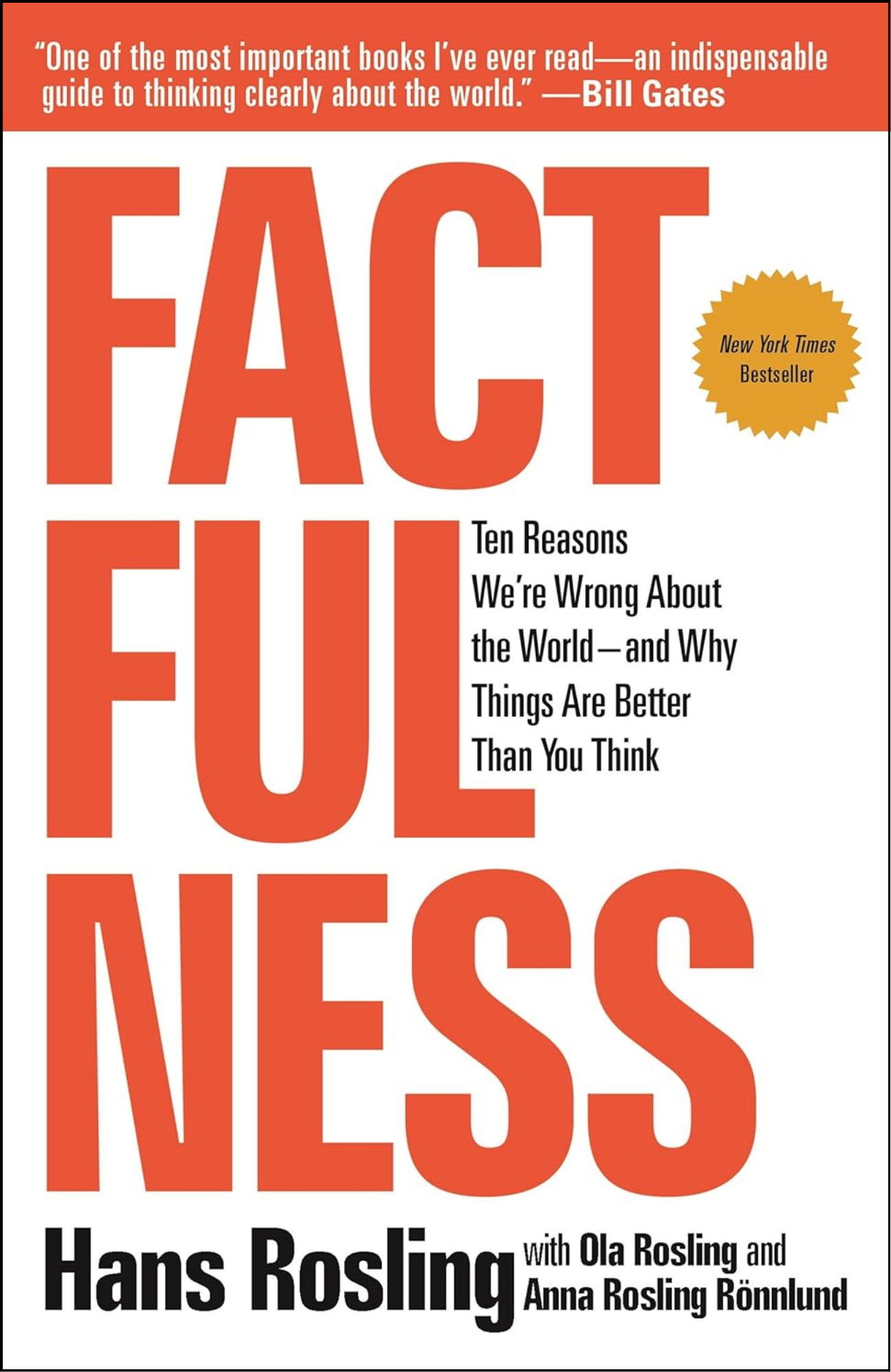 Factfulness by Hans Rosling (Author)