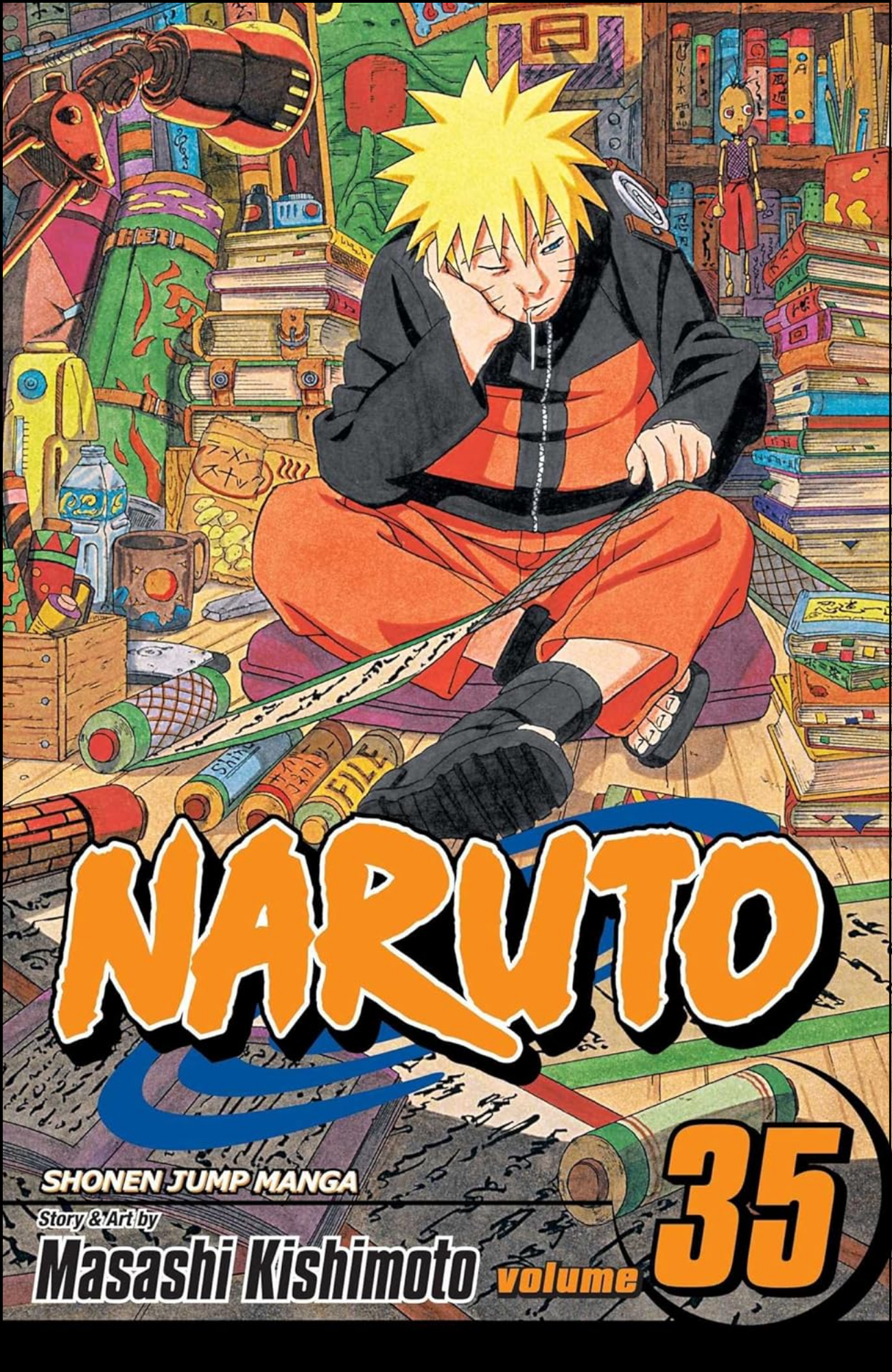 Naruto, Vol. 35 by Masashi Kishimoto (Author, Illustrator) | Full Page Print Editon )