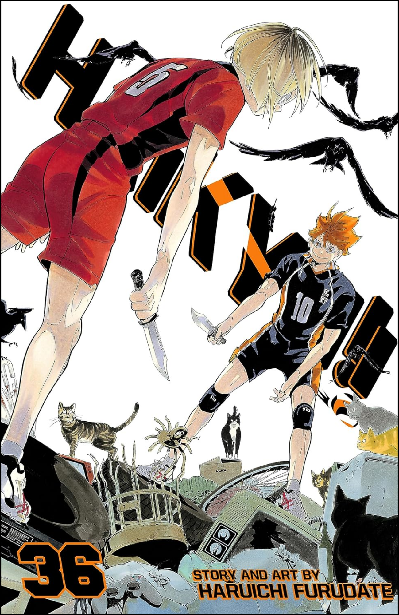 Haikyu!!, Vol. 36 by Haruichi Furudate (Author) | Full Page Print Editon