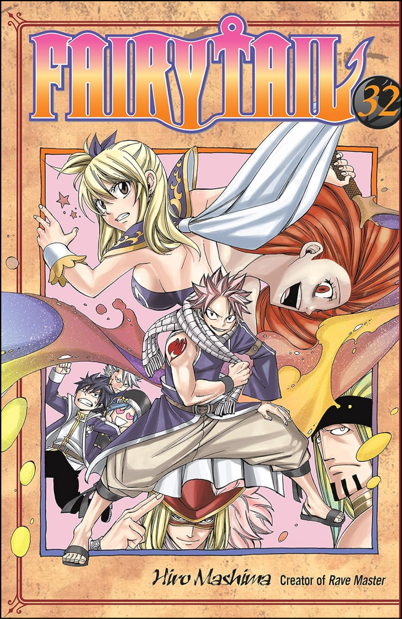 Fairy Tail Vol. 32 by Hiro Mashima (Author, Artist) | Full Page Print Editon