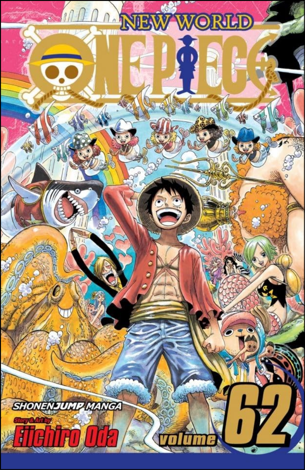 One Piece, Vol. 62 by Eiichiro Oda (Author, Illustrator) | Full Page Print Editon
