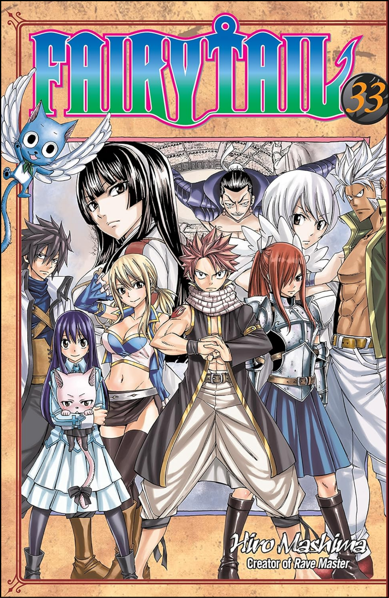 Fairy Tail Vol. 33 by Hiro Mashima (Author, Artist) | Full Page Print Editon