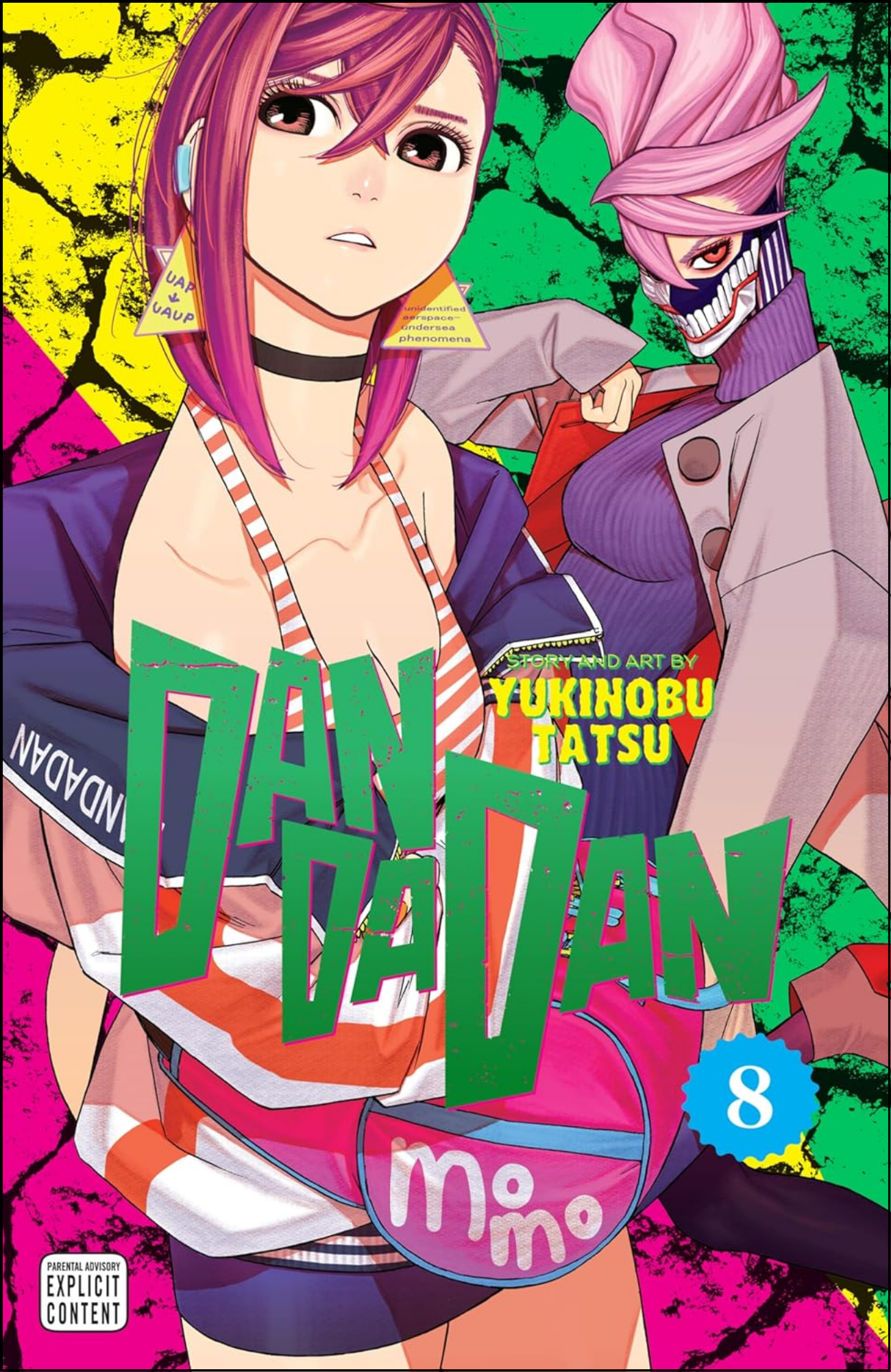 Dandadan, Vol. 8 by Yukinobu Tatsu (Author) | Full Page Print Editon