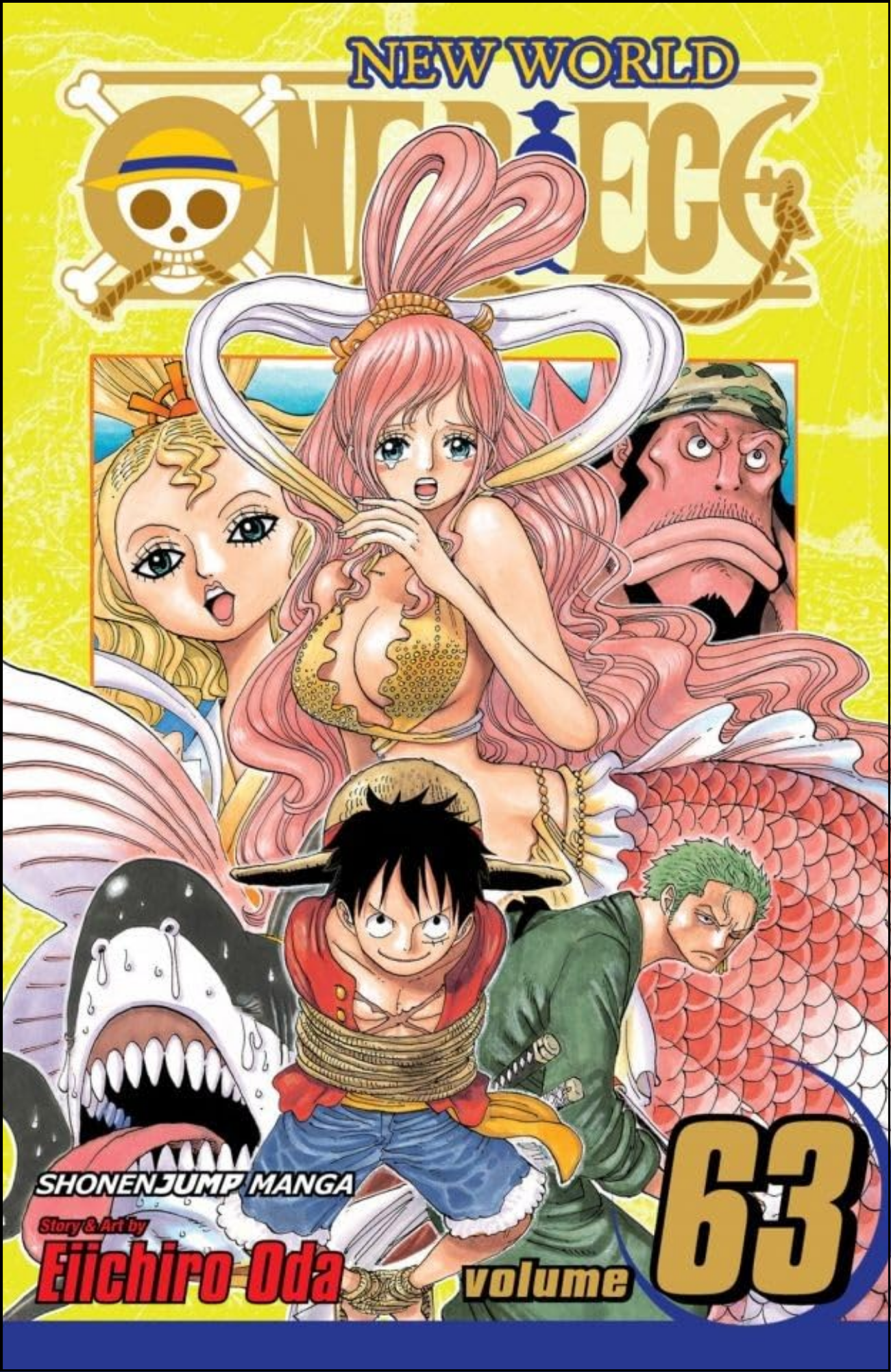 One Piece, Vol. 63 by Eiichiro Oda (Author, Illustrator) | Full Page Print Editon