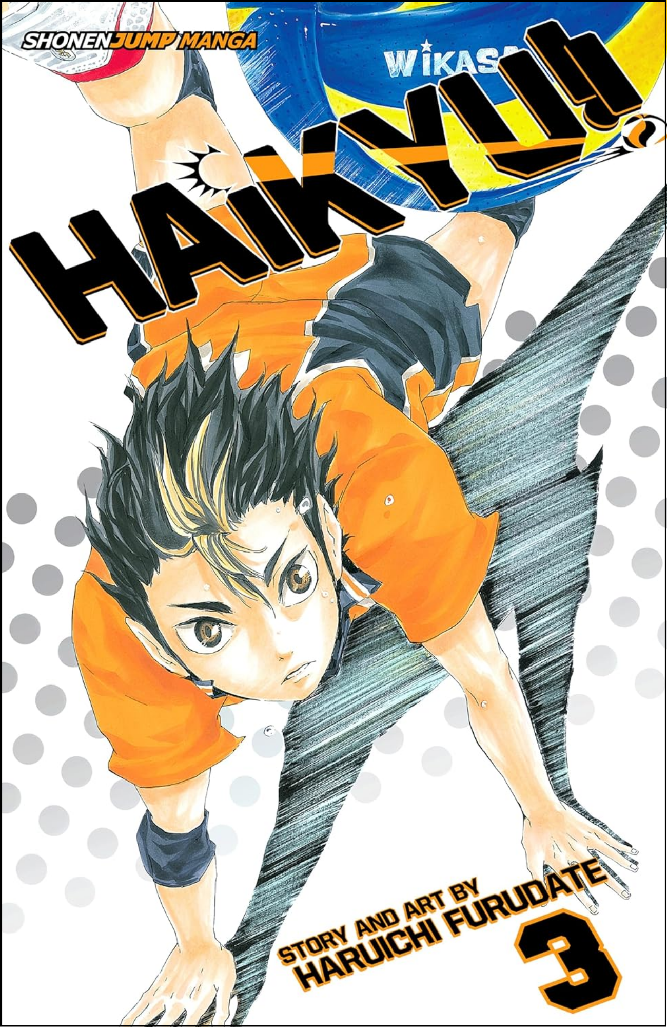 Haikyu!!, Vol. 3 by Haruichi Furudate (Author) | Full Page Print Editon
