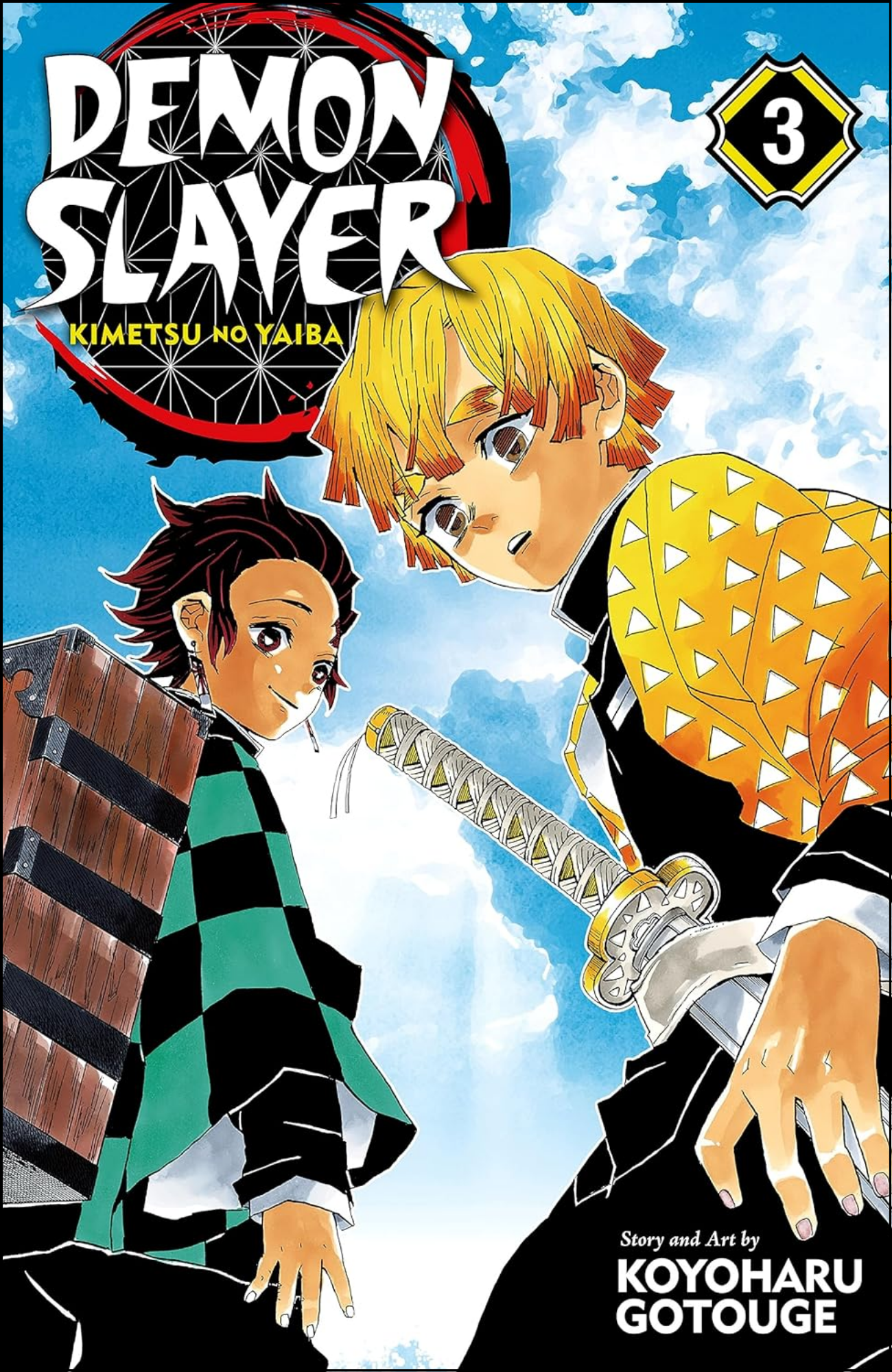 Demon Slayer Vol. 3 by Koyoharu Gotouge (Author) | Full Page Print Editon