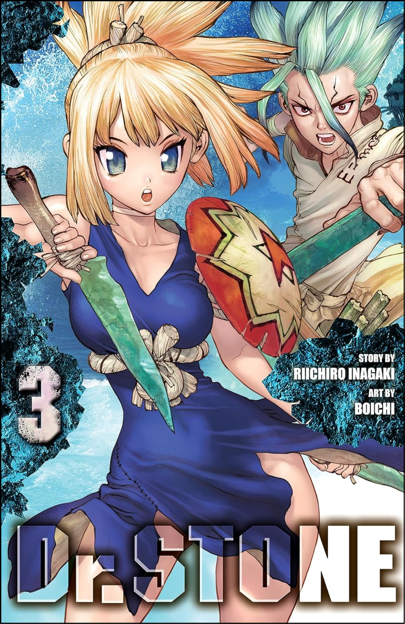 Dr. STONE, Vol. 3 by Riichiro Inagaki (Author) | Full Page Print Editon