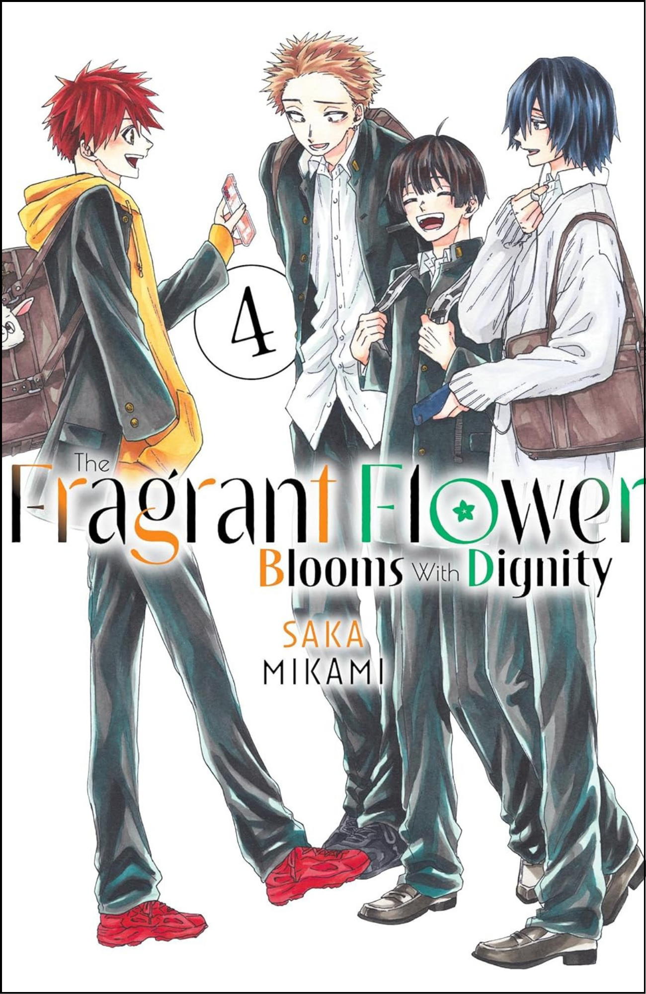 The Fragrant Flower Blooms With Dignityo Vol 4 by Saka Mikami (Author)  | Full Page Print Editon