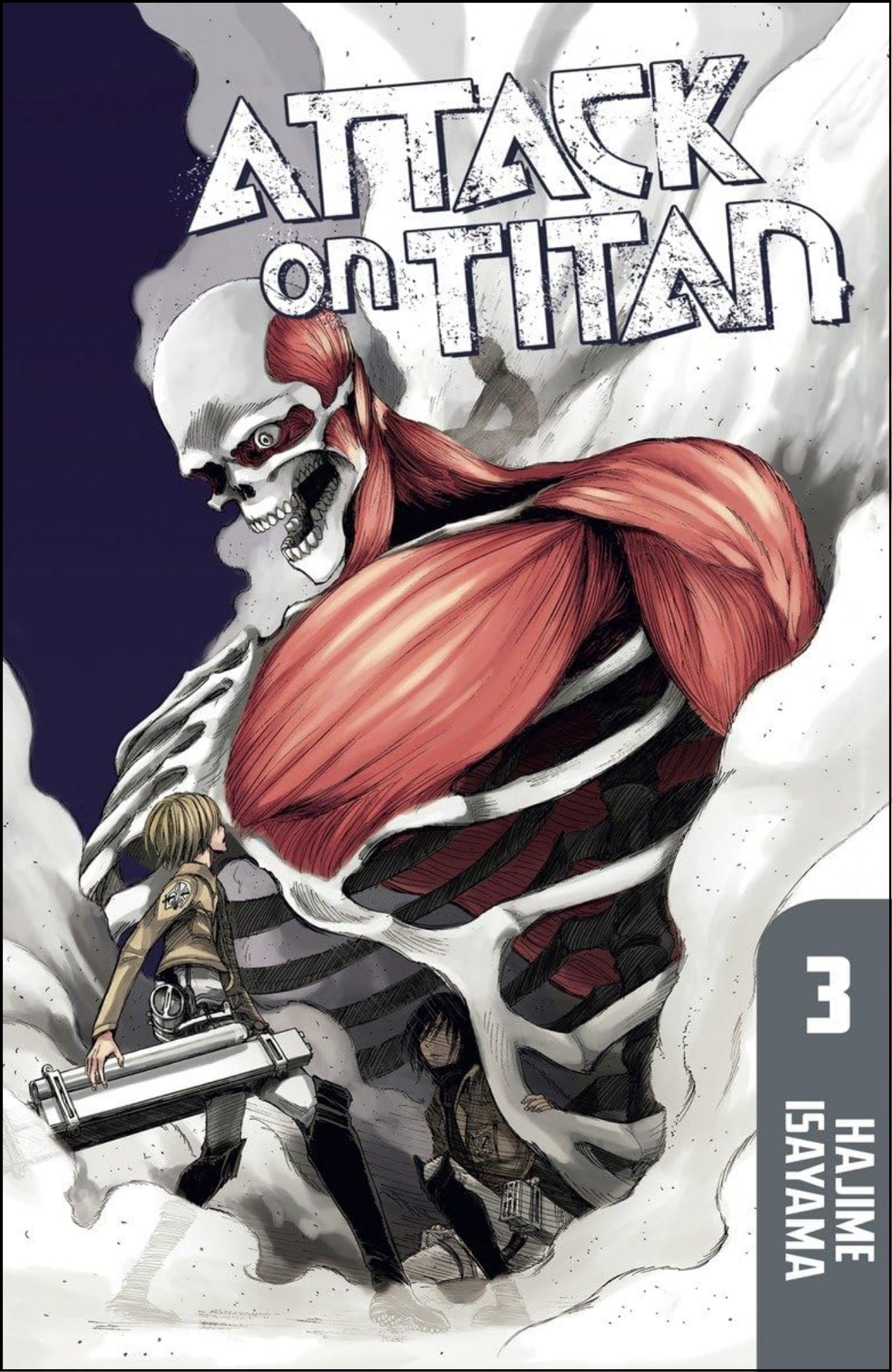 Attack on Titan Vol. 3 by Hajime Isayama (Author, Artist)| Full Page Print Editon