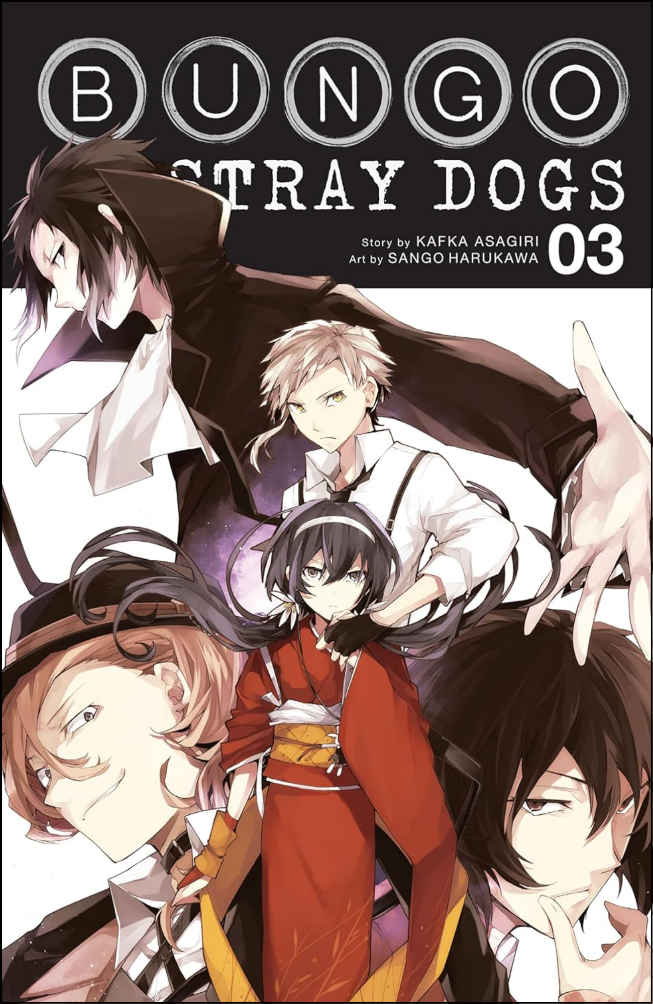 Bungo Stray Dogs, Vol. 3 by Kafka Asagiri (Author) | Full Page Print Editon