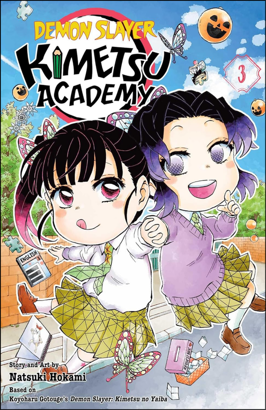 Demon Slayer Kimetsu Academy, Vol. 3 by Koyoharu Gotouge (Author) | Full Page Print Editon