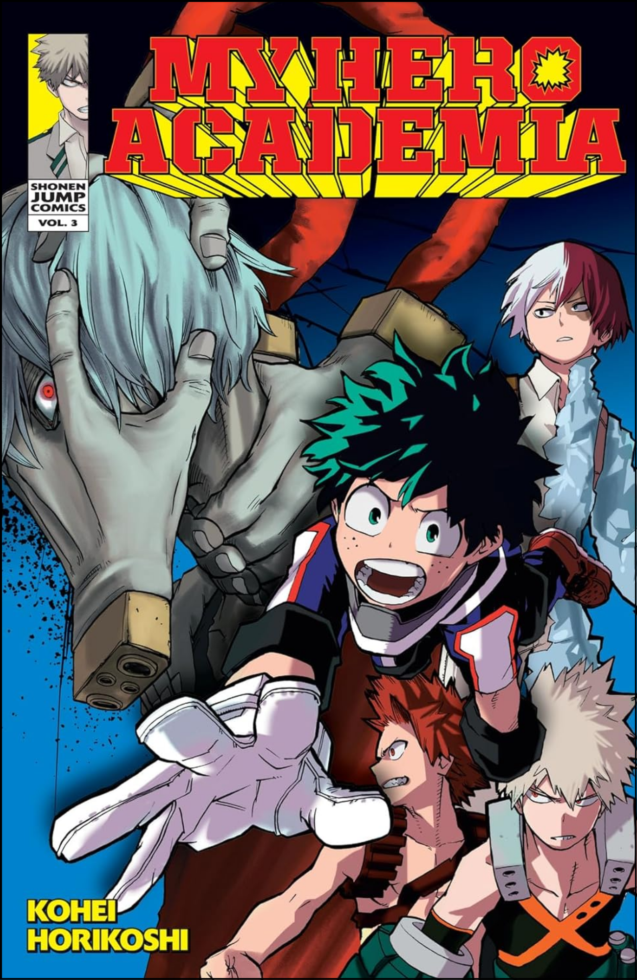 My Hero Academia, Vol. 3 by Kohei Horikoshi (Author) | Full Page Print Editon