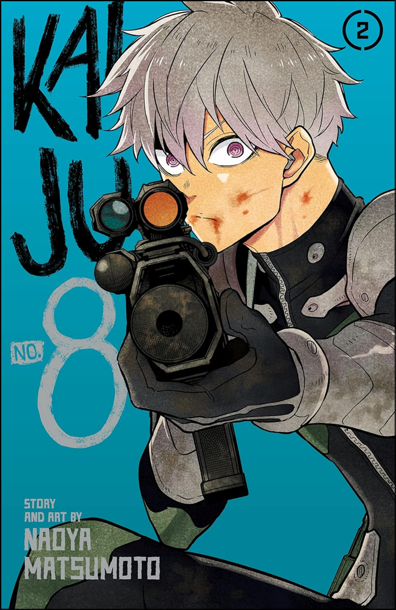 Kaiju No. 8, Vol. 2 by Naoya Matsumoto (Author) | Full Page Print Editon